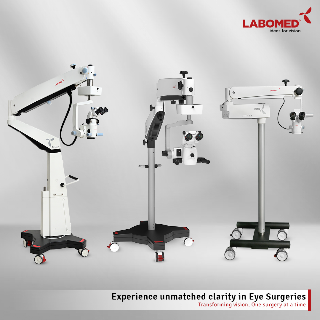 Labomed Microscopes World Facebook ad: A new era of surgical imaging begins with…