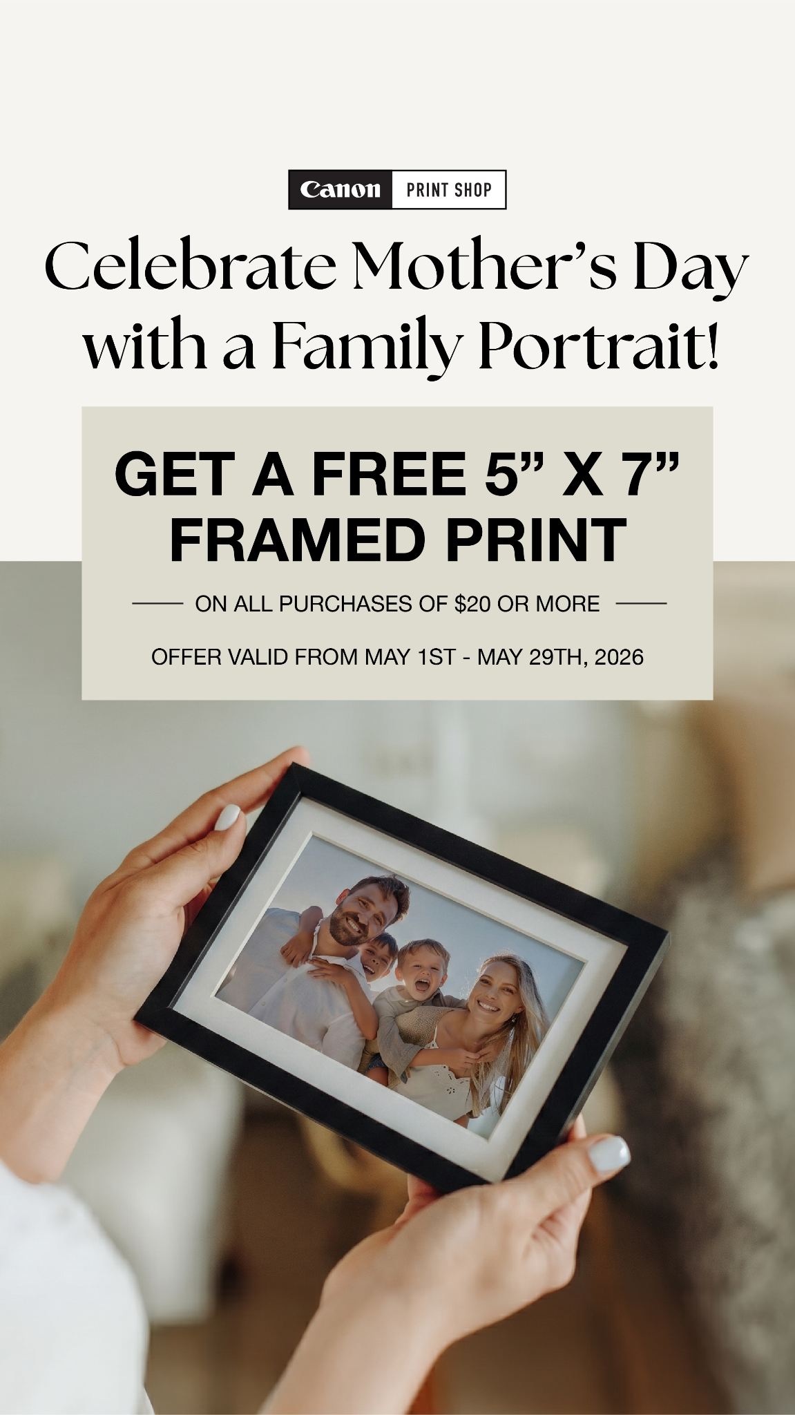 Canon Canada Facebook ad
