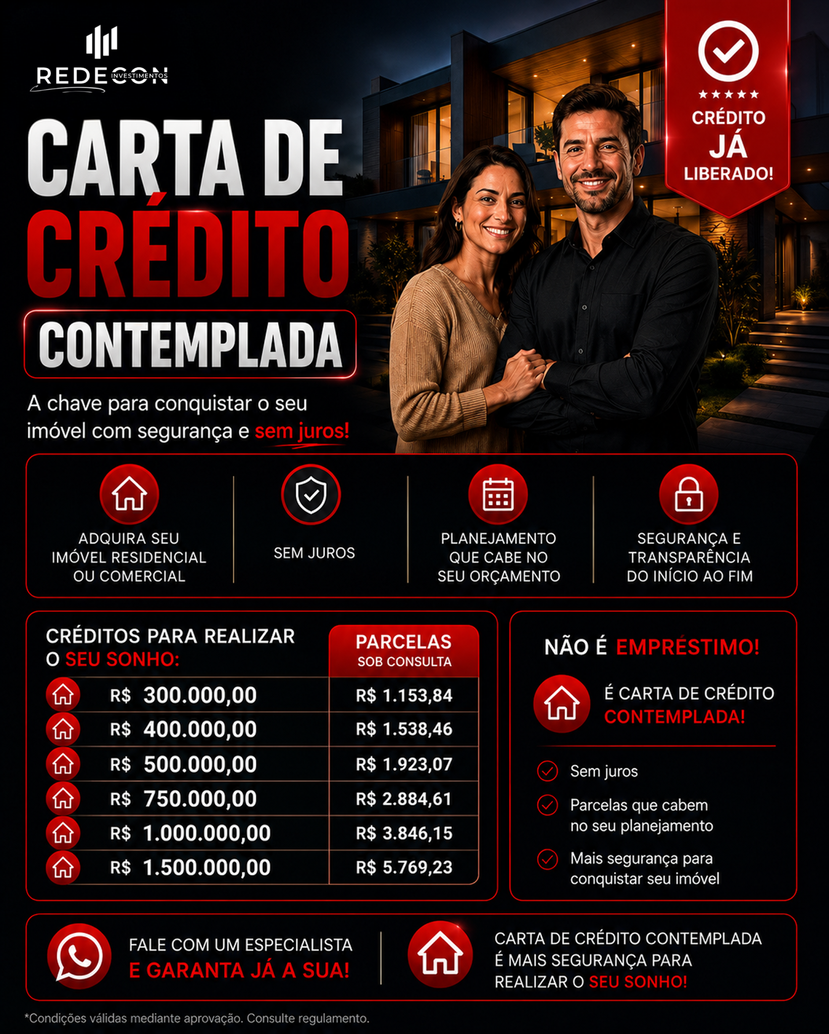 Redecon investimentos Facebook ad