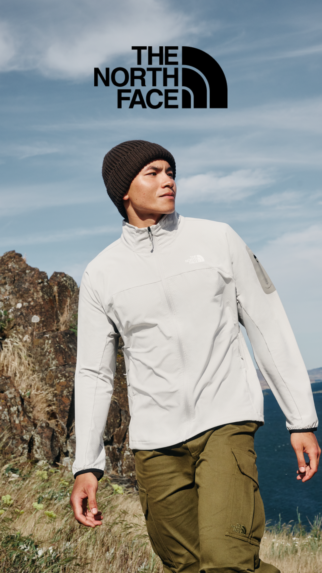 Bass Pro Shops Facebook ad: Face the Elements. Stay Comfortable.