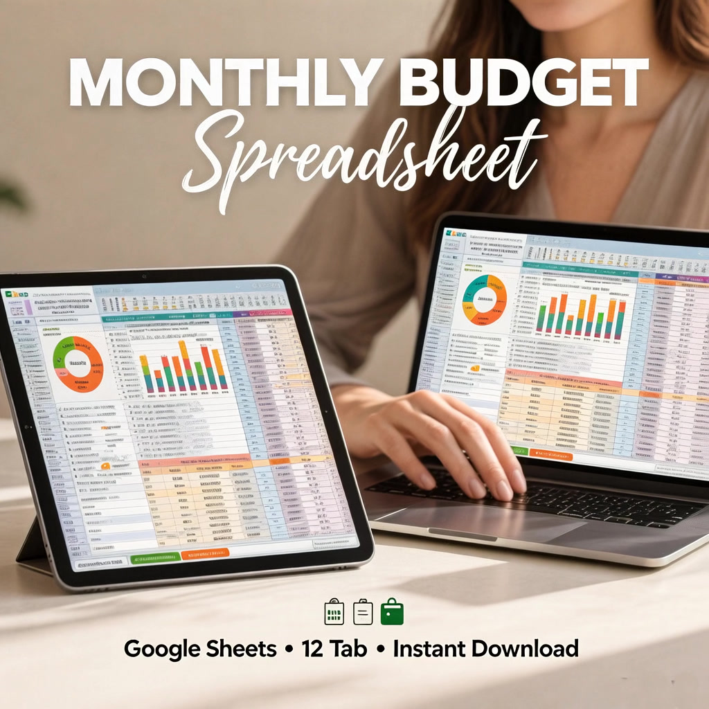 Digital Planner Sheets Facebook ad