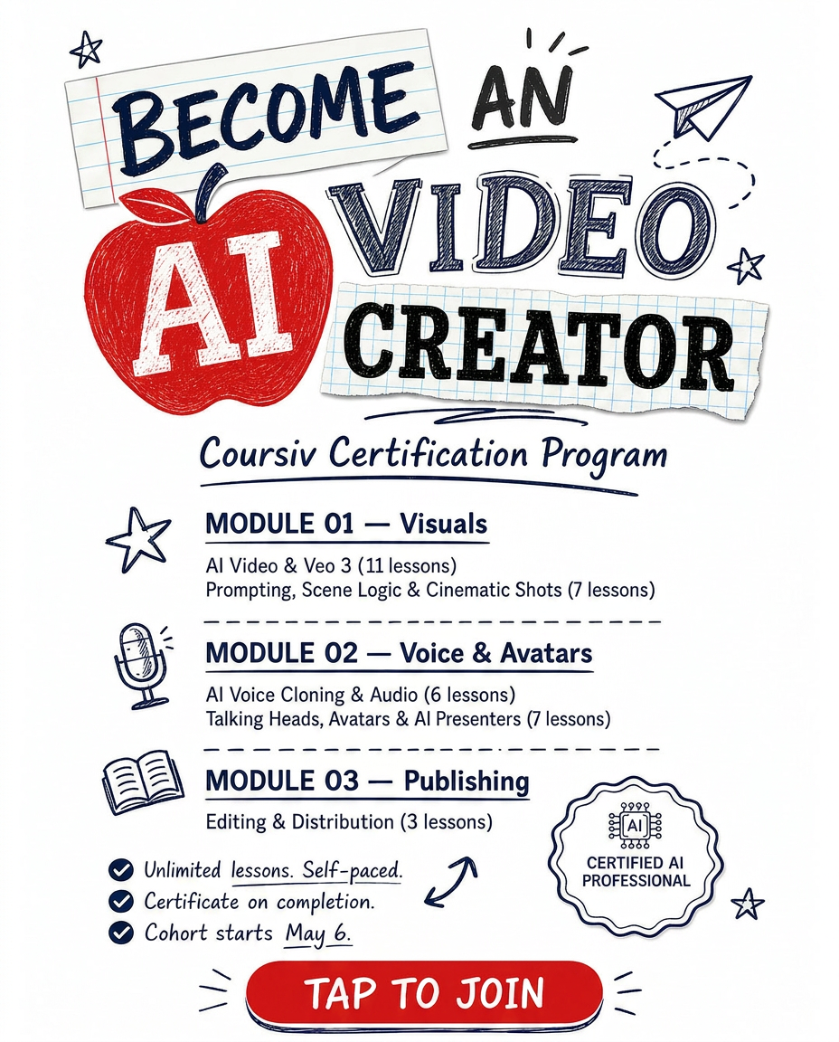 AI Weekly Facebook ad