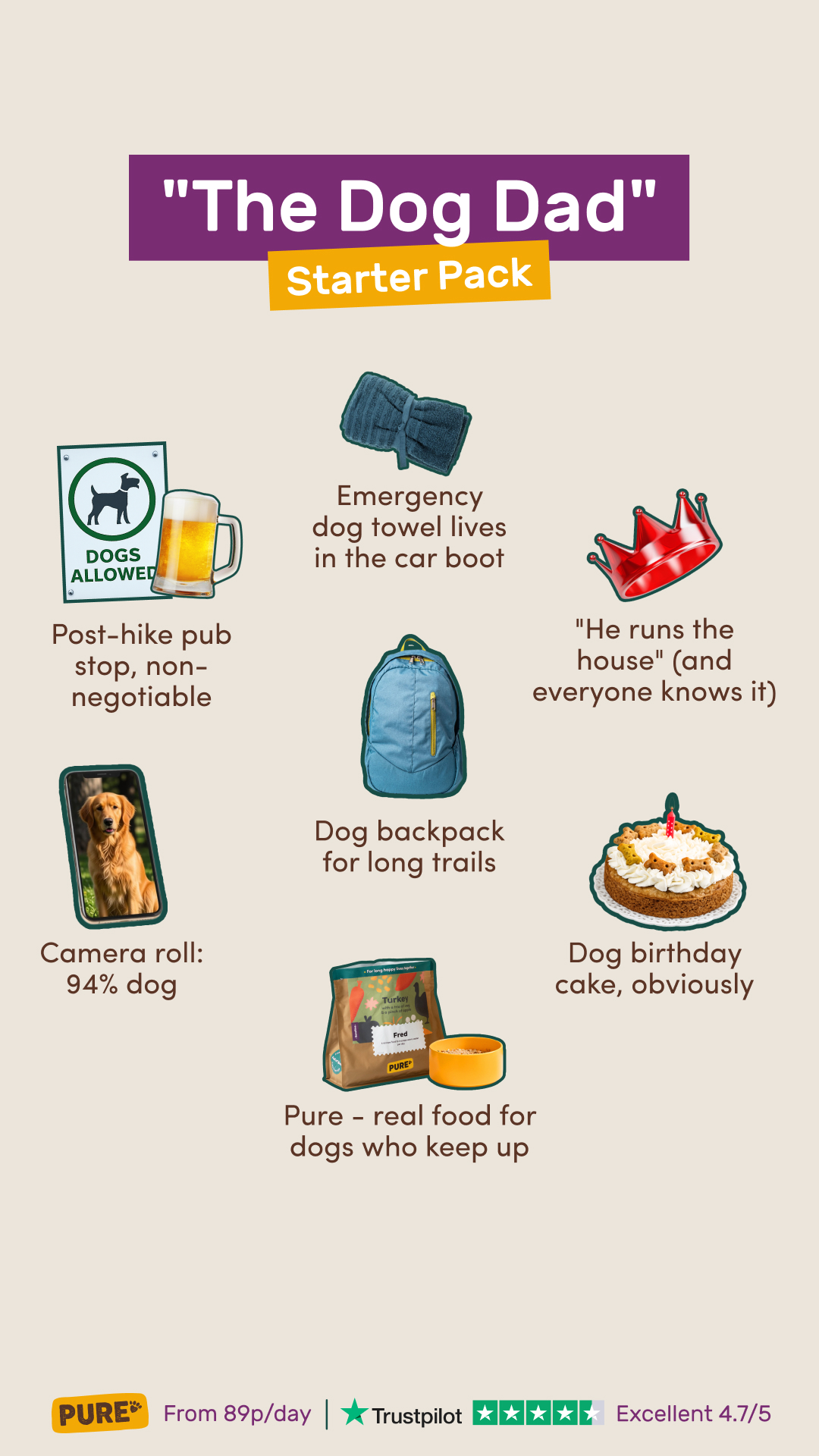 Pure Pet Food Facebook ad