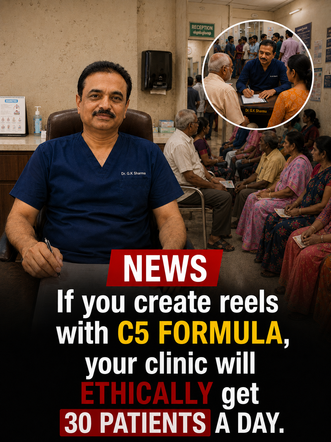 Hook Examples Facebook ad: Doctor Creator Toolkit: a Patient Conversion Engine