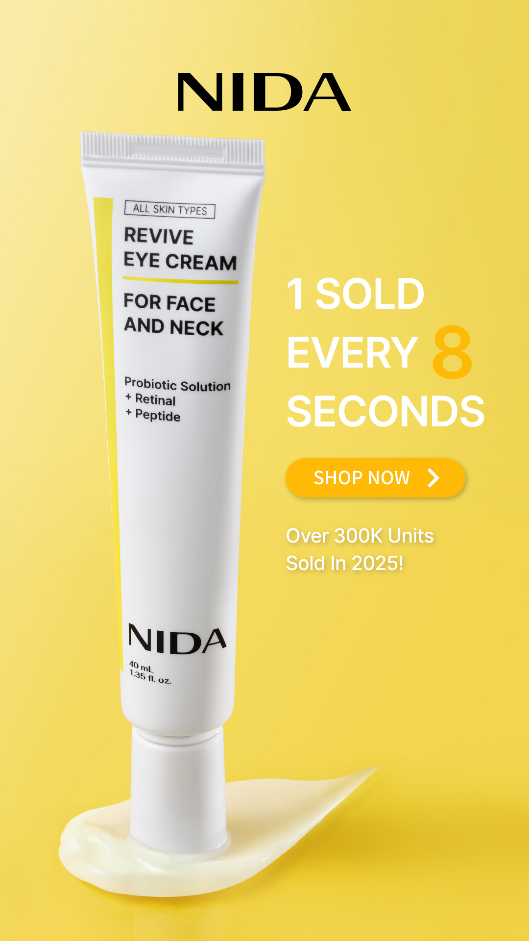 NIDA Skincare Facebook ad