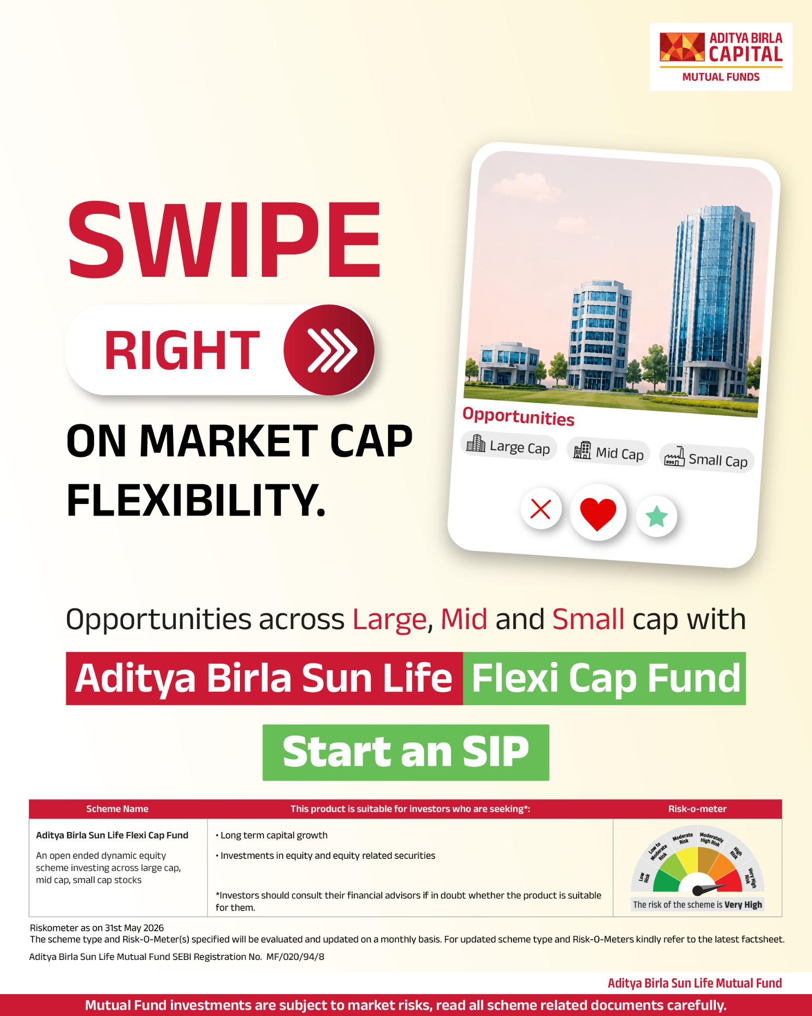 ABC - Aditya Birla Sun Life Mutual Fund Facebook ad: Stop scrolling, Start Investing