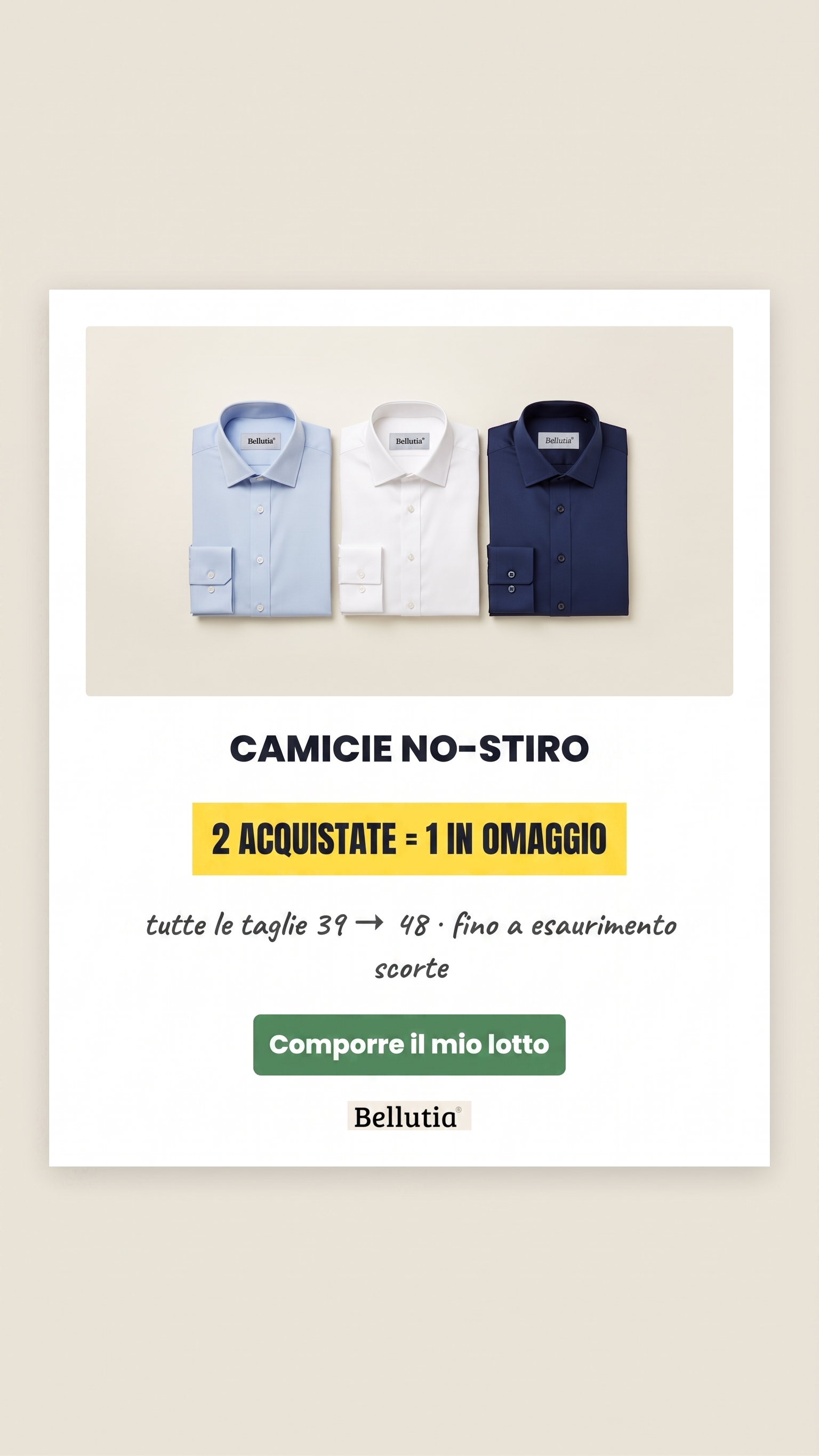 Bellutia Italia Facebook ad
