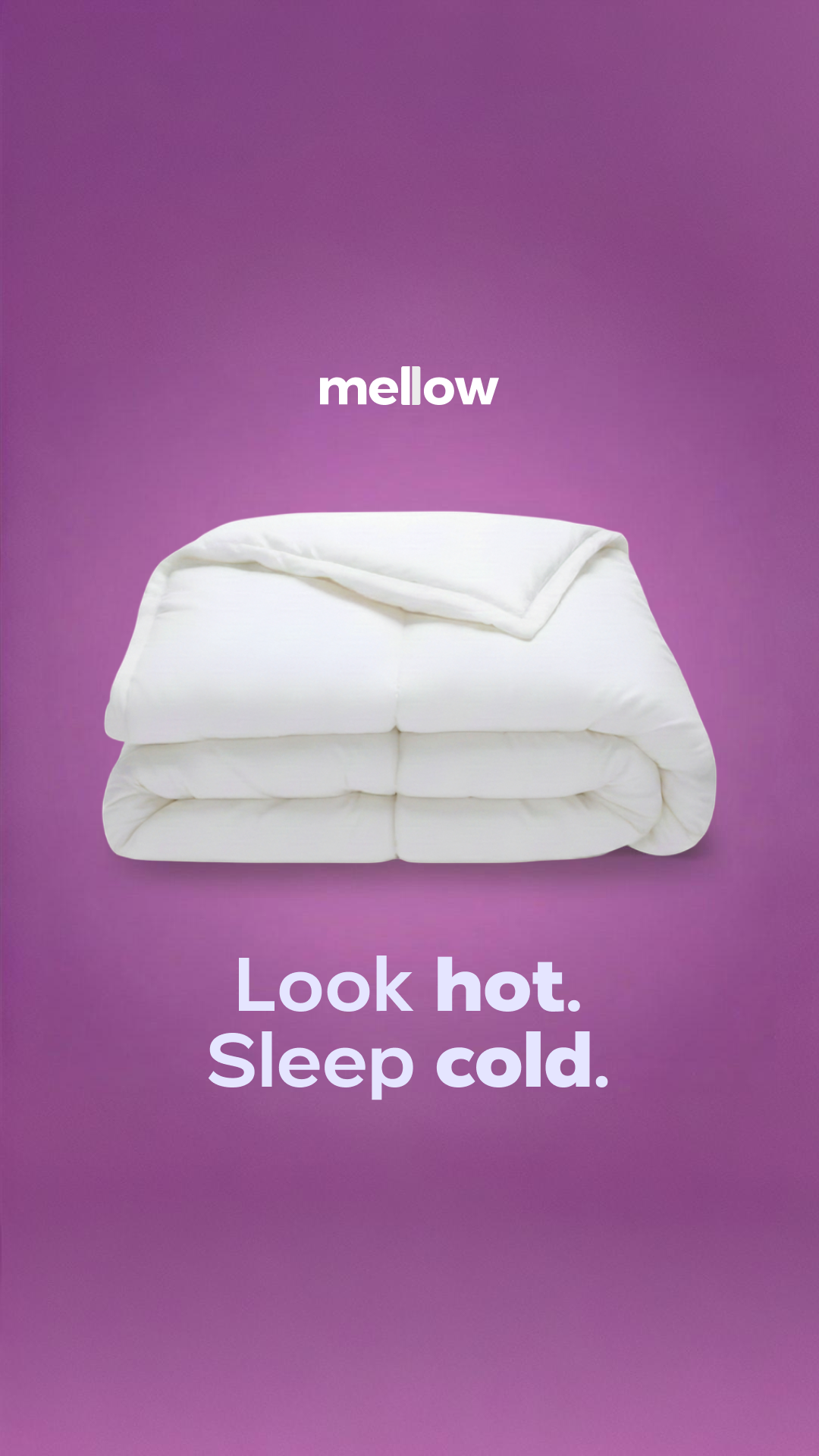 Mellow Comforters Facebook ad
