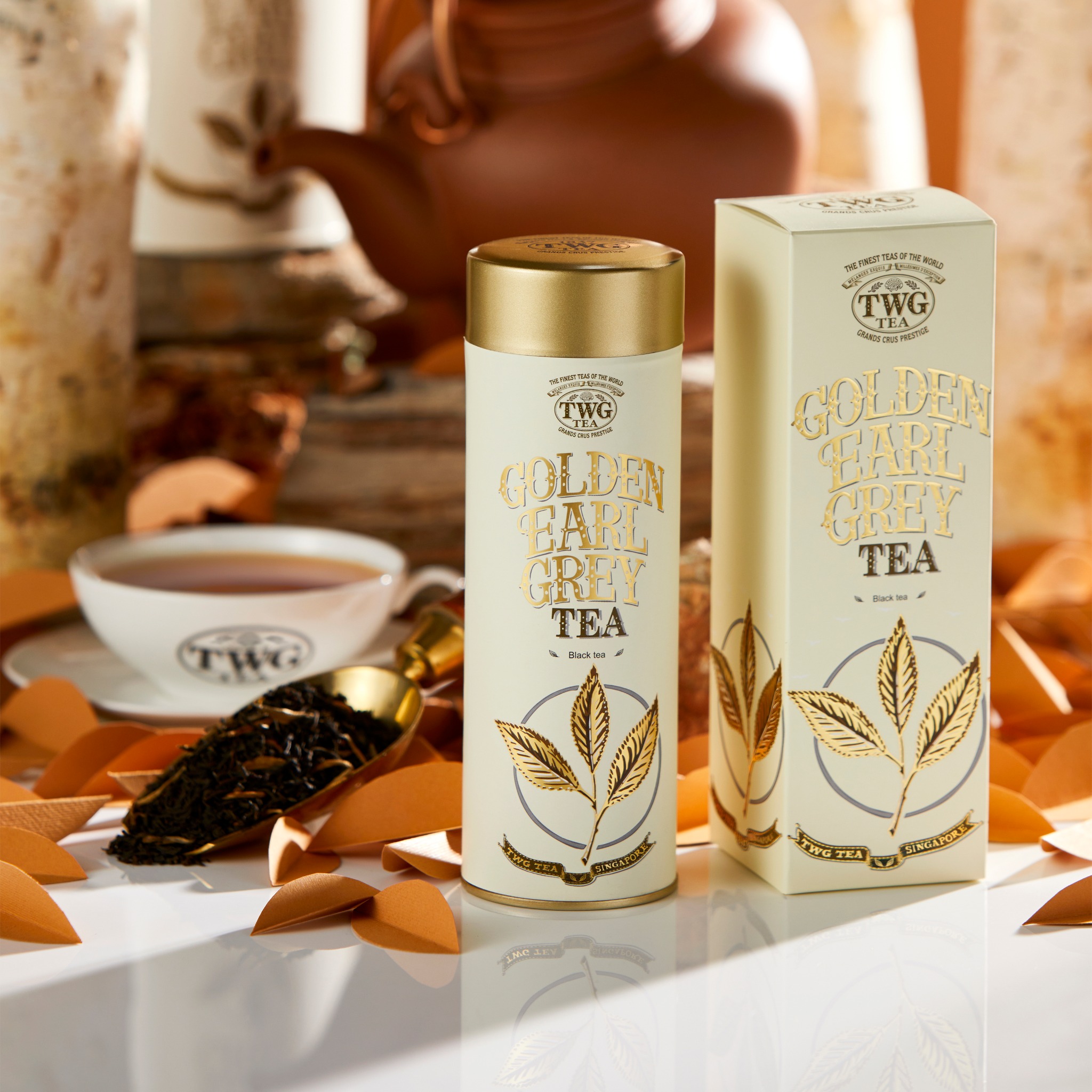 TWG Tea Facebook ad: Un momento de adoración para los clásicos.