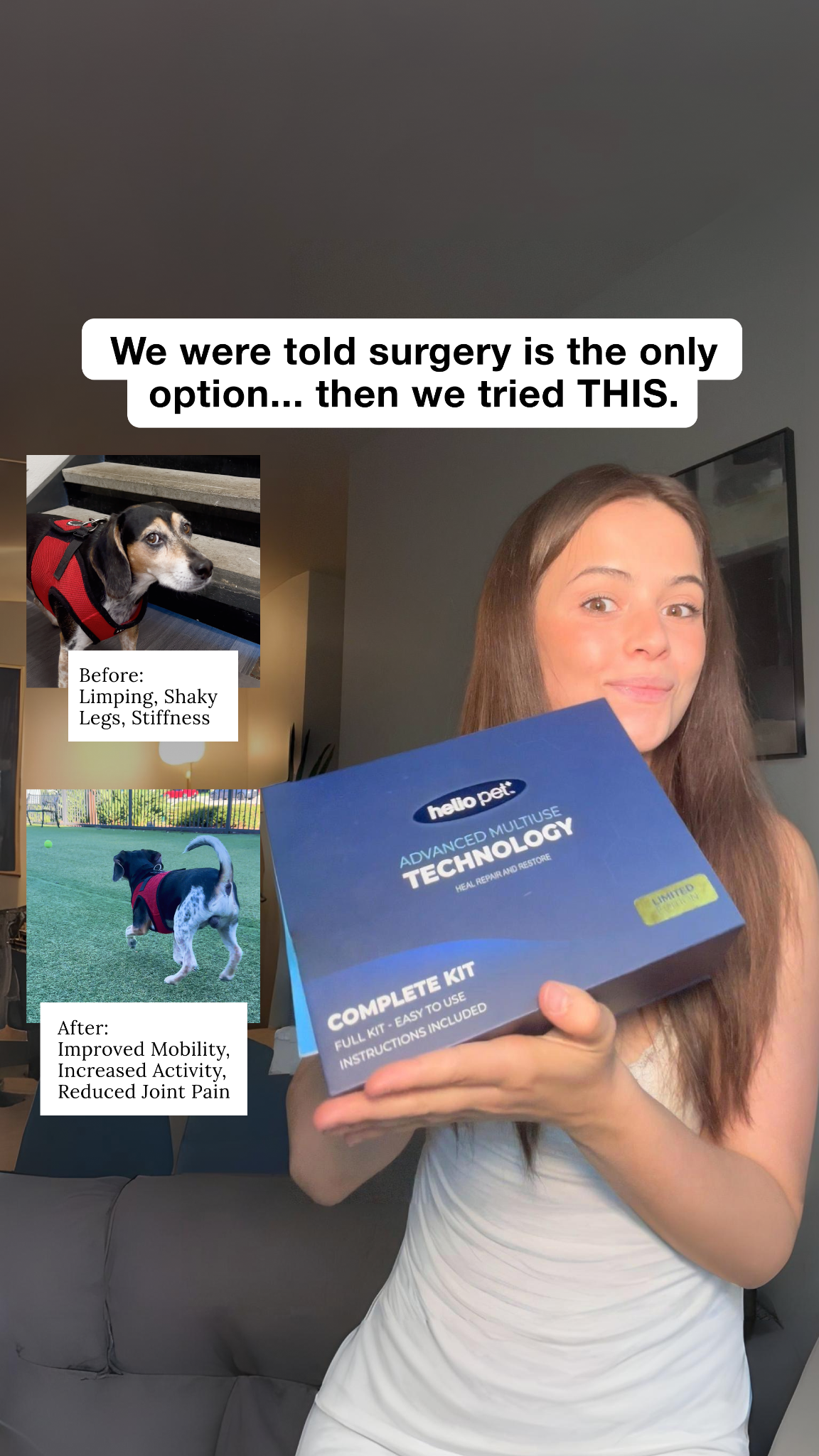Helio Pet Facebook ad
