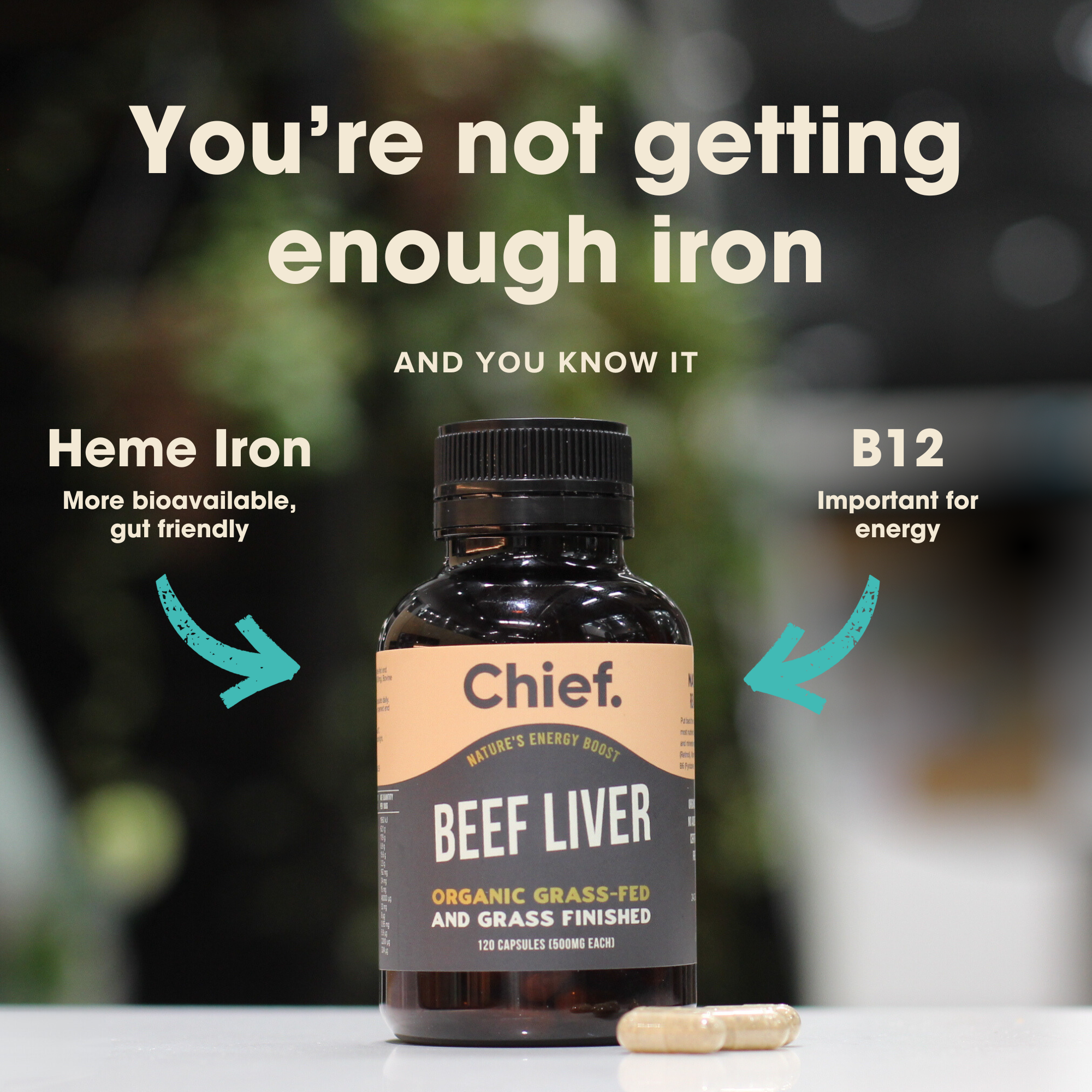 Chief Nutrition Facebook ad