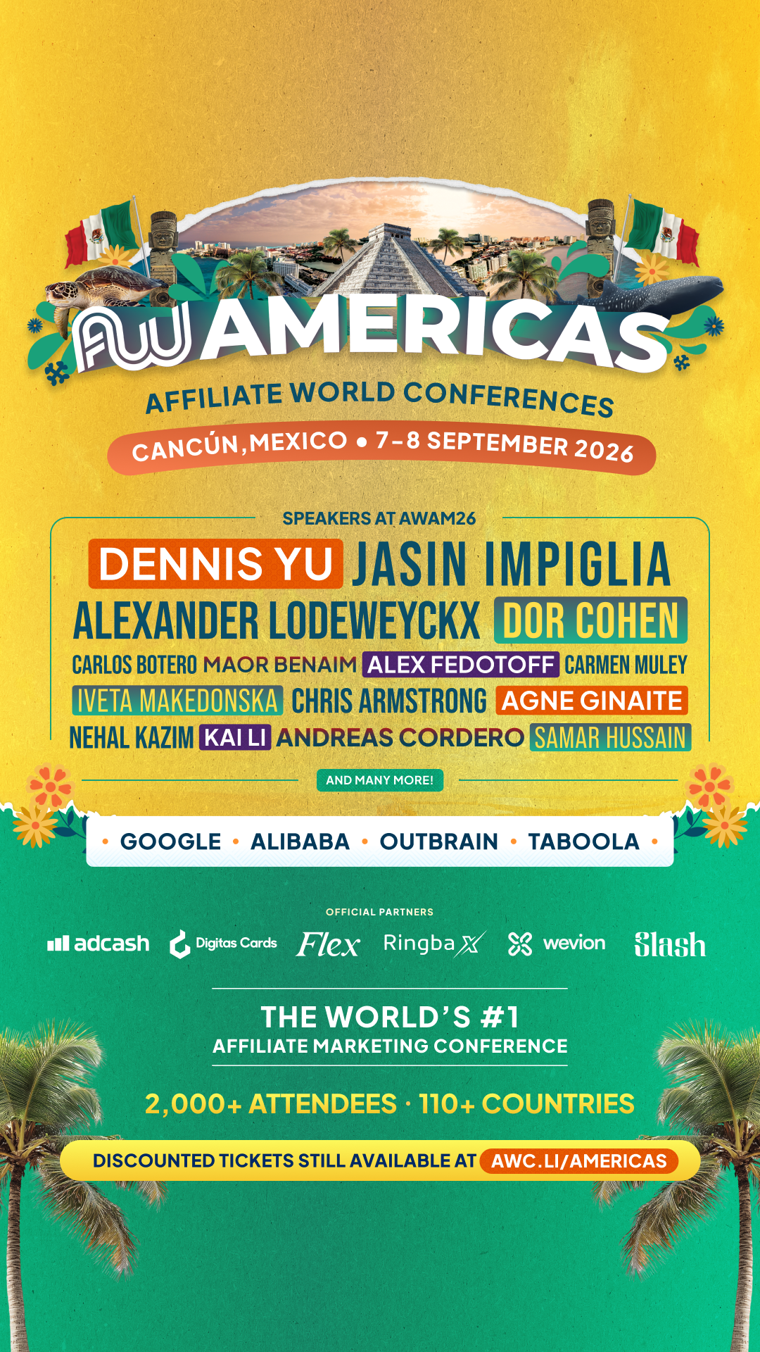 Affiliate World Conferences Facebook ad