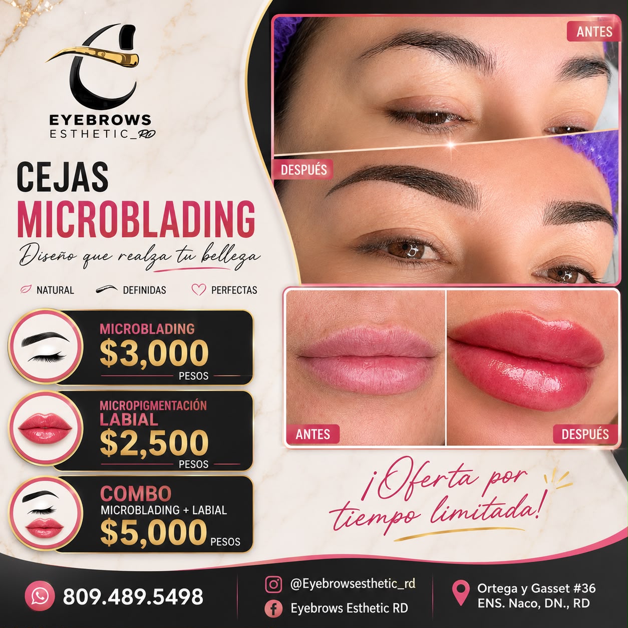 Eyebrows Esthetic RD Facebook ad