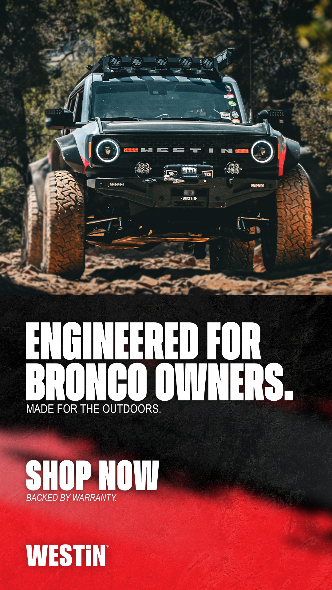 Westin Automotive Products Facebook ad: Engineered For Bronco Owners