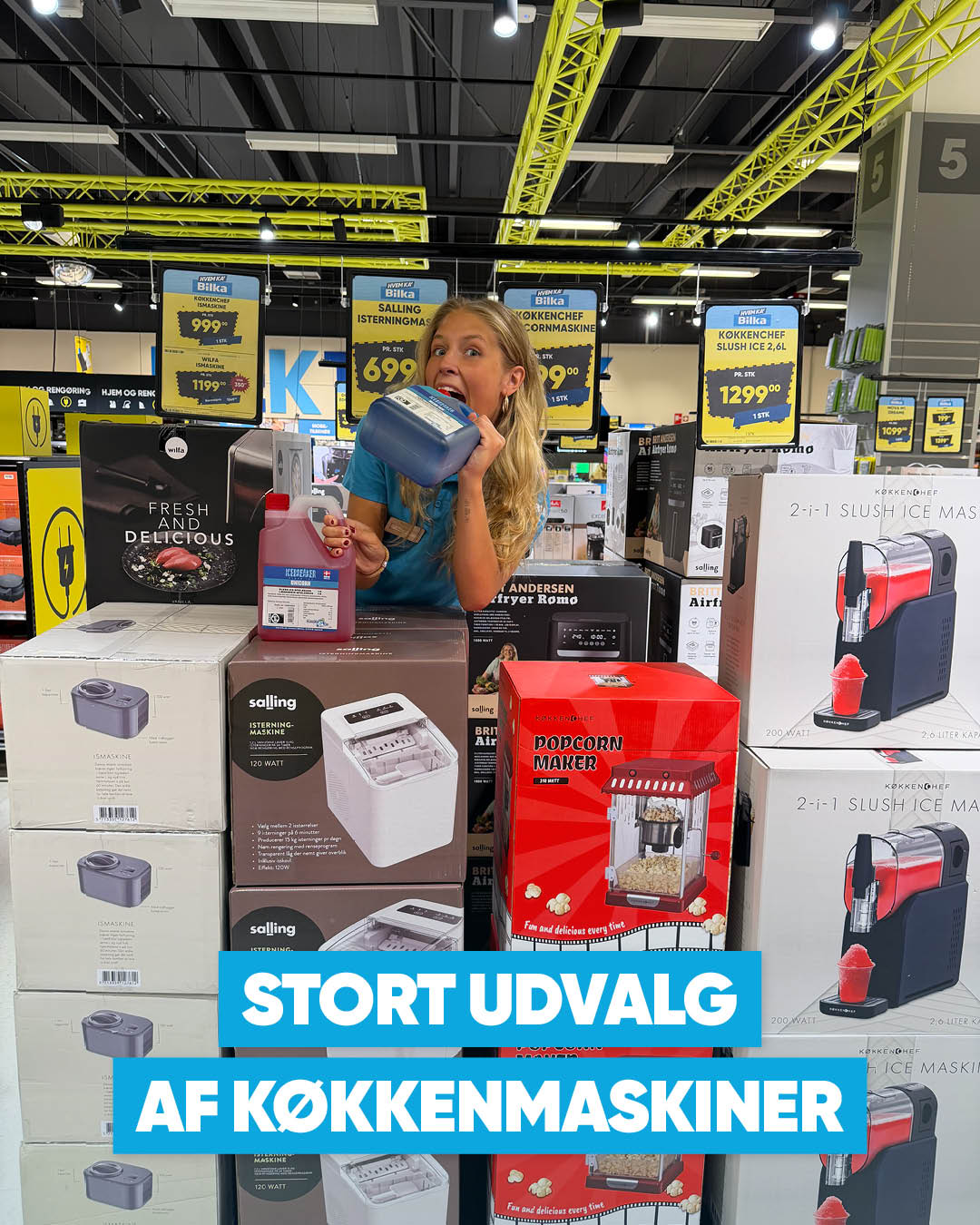 Bilka Facebook ad: Se mere i avisen