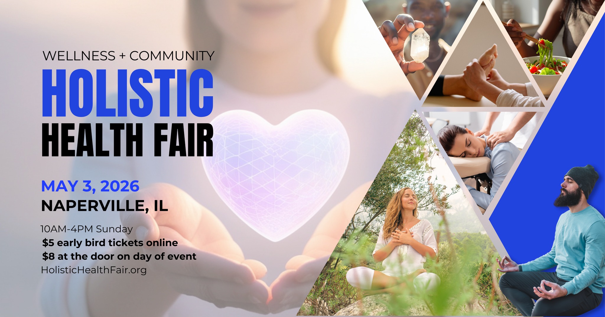 Holistic Health Fair Facebook ad: Naperville Holistic Health Fair