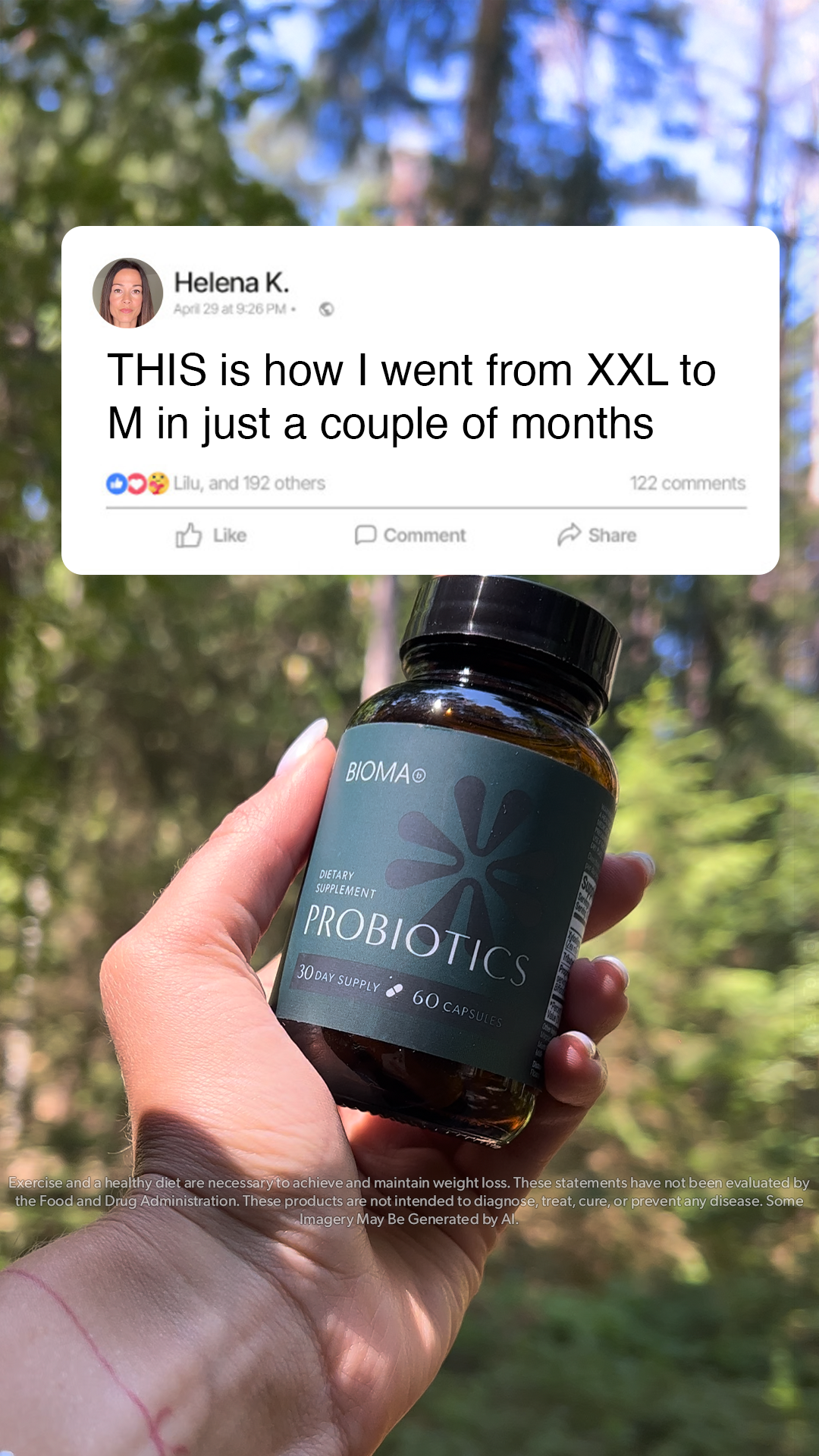 Bioma.Health Facebook ad