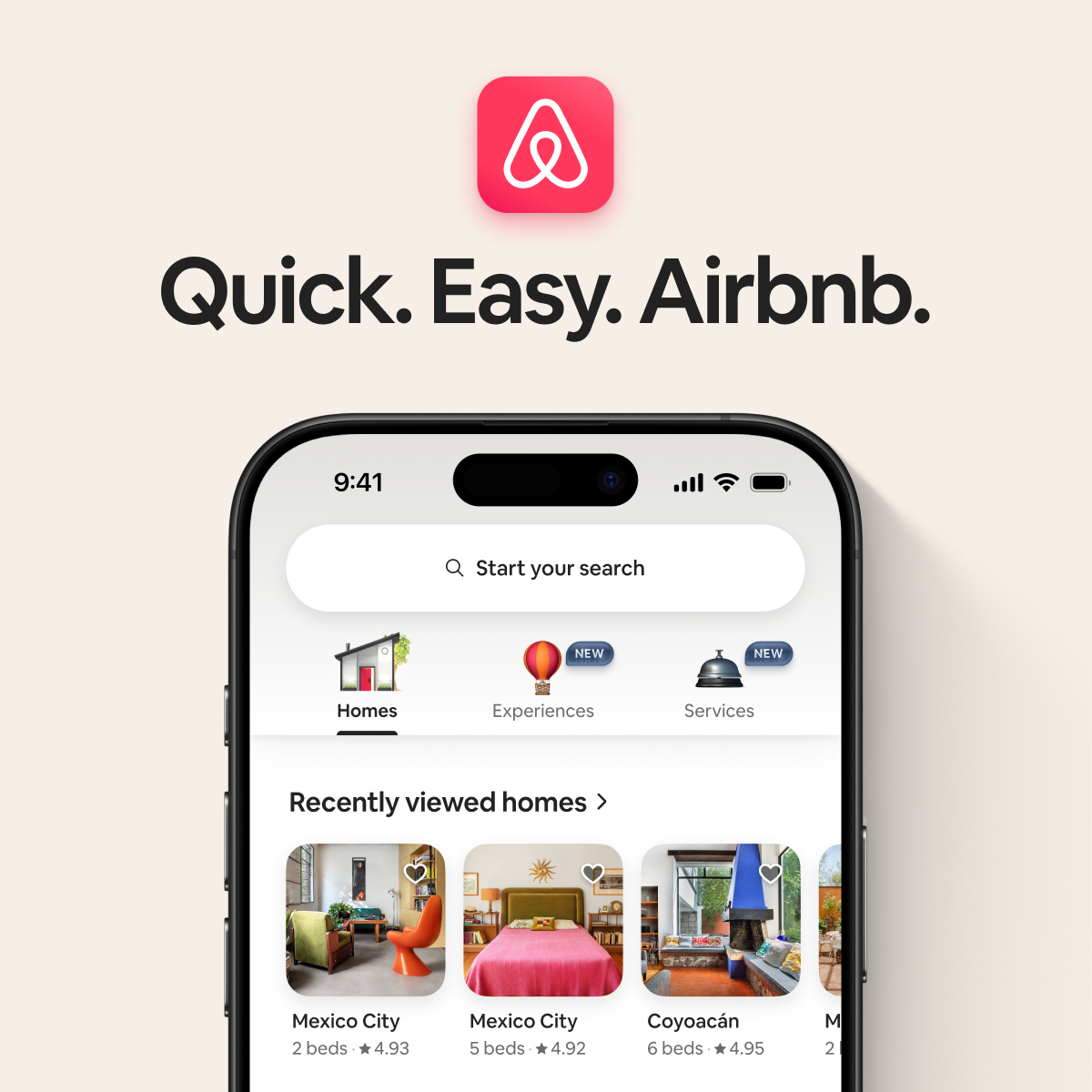 Airbnb Facebook ad