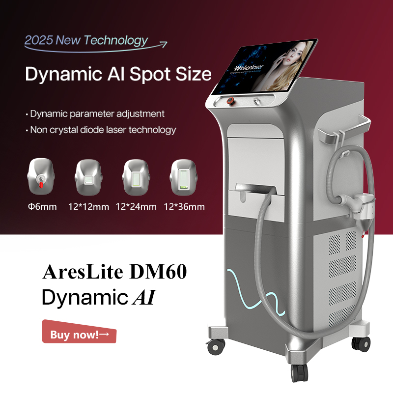 Beautemax Facebook ad: Dynamic AI Spot size Non Crystal 808nm Diode Laser…