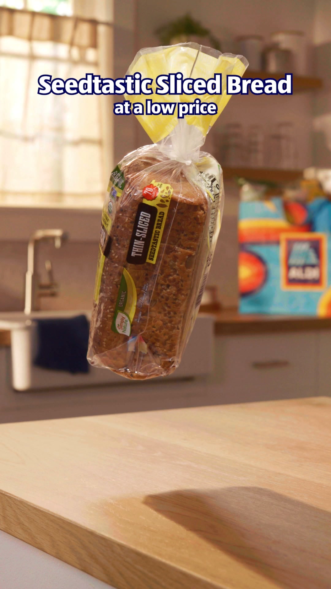 ALDI USA Facebook ad: The best thing since (non-spinning) sliced bread.