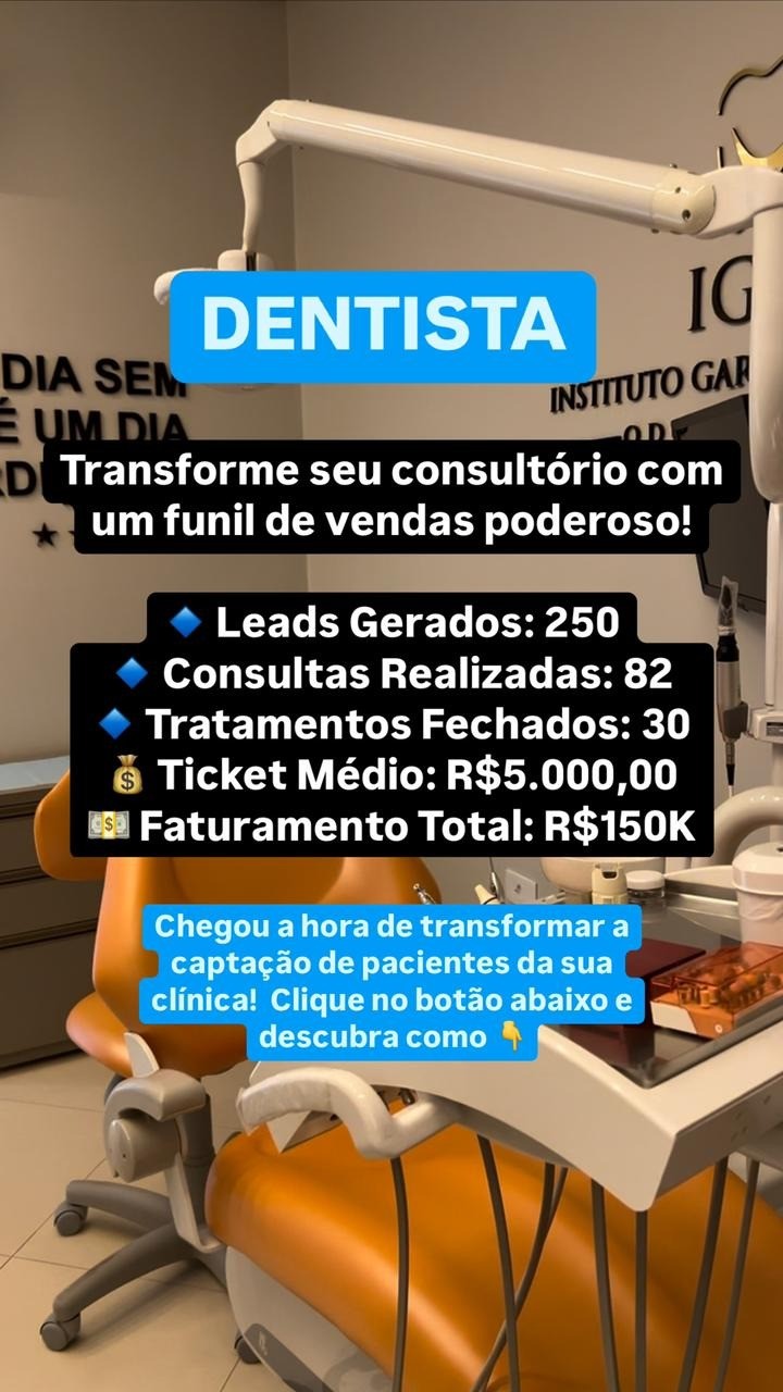 Growth Odonto Facebook ad from Oct 20, 2025