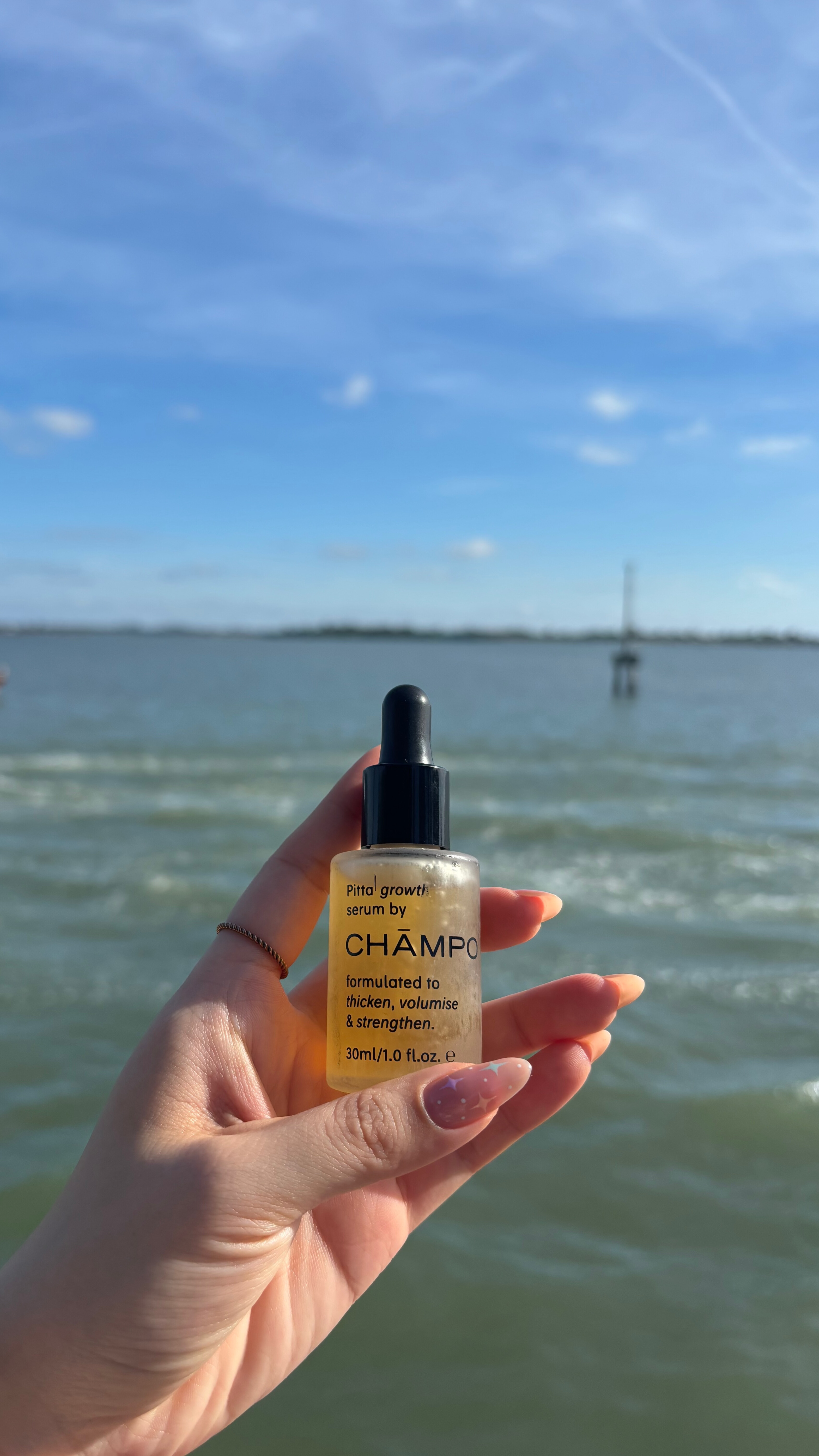Chāmpo Haircare Facebook ad