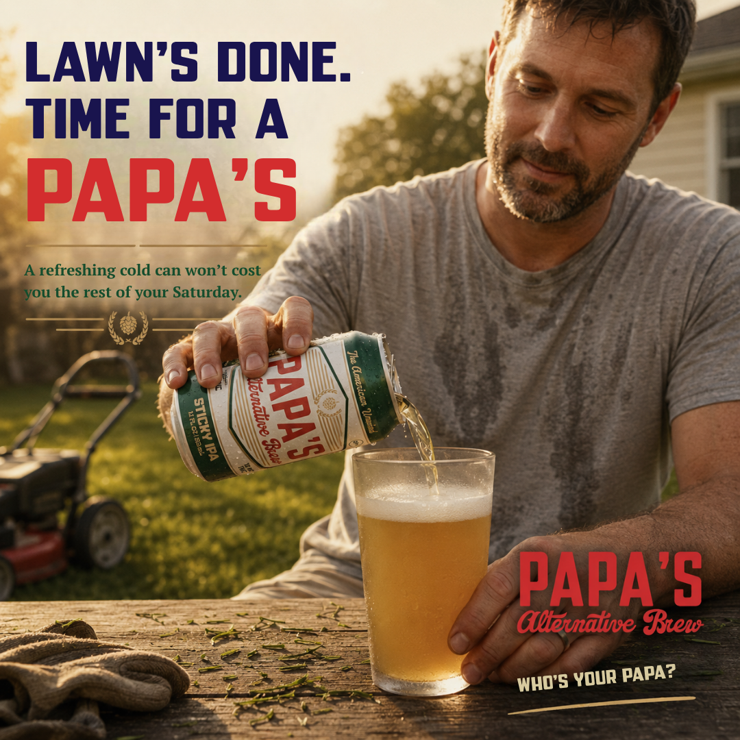 TryPapas Facebook ad: Who's Your Papa?