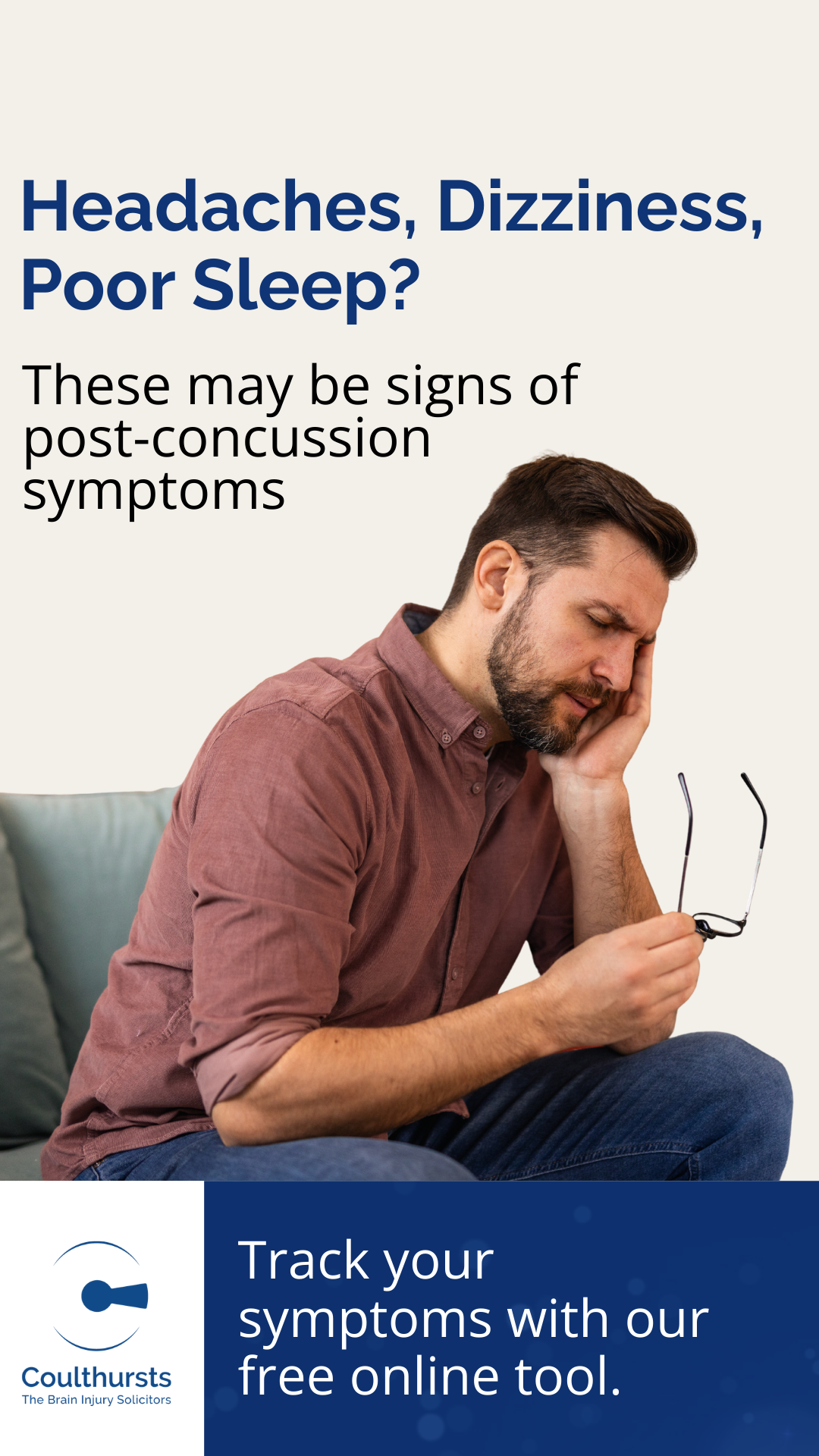 Coulthursts, the brain injury solicitors Facebook ad