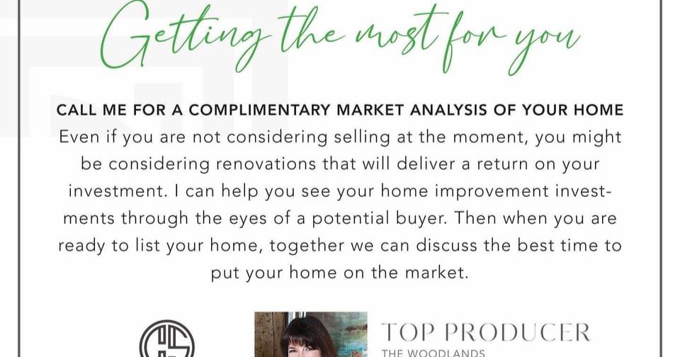 Cheryle Sanderson Realtor Facebook ad: Based in the Woodlands, Texas, Cherylé Sanderson has…