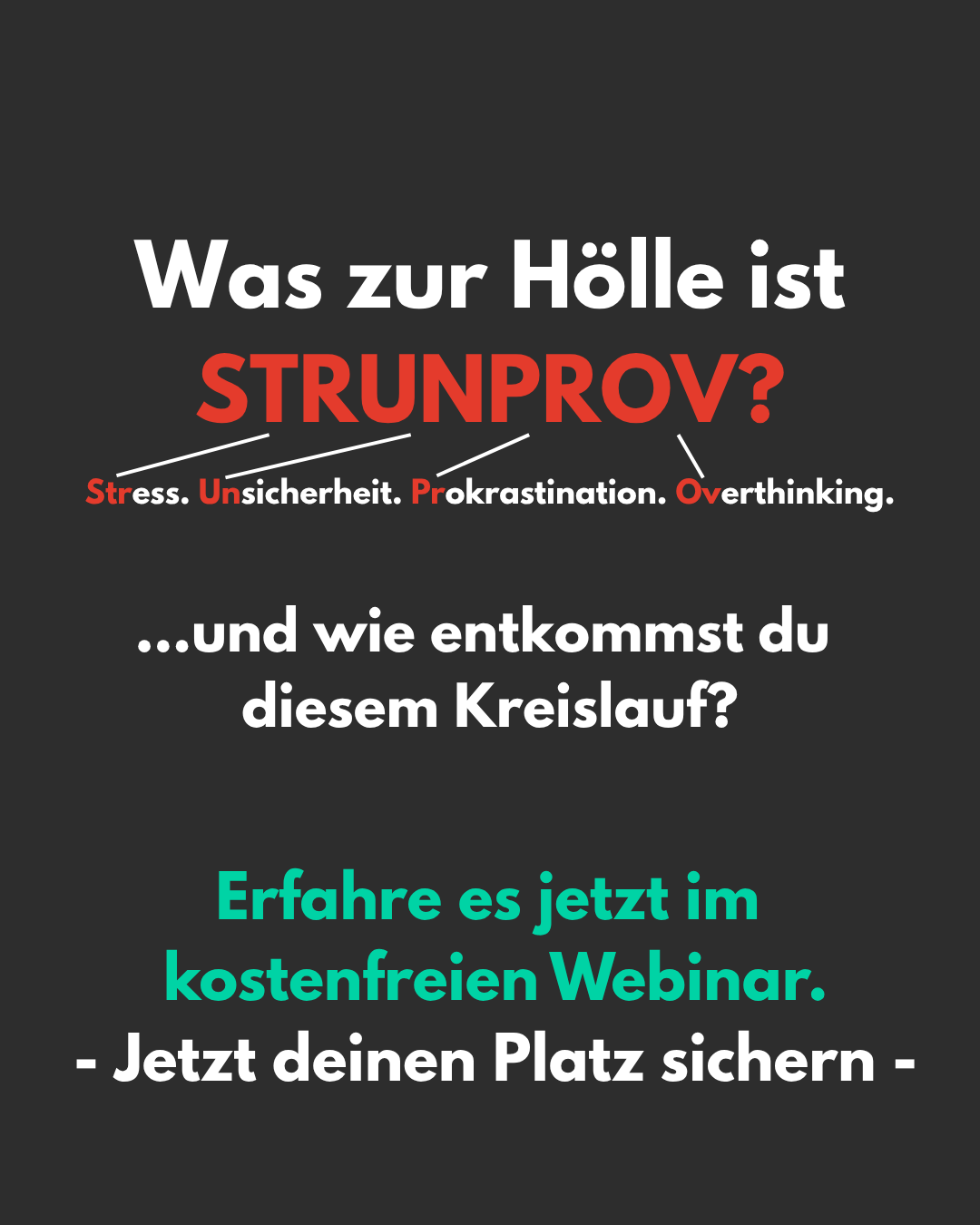 Jens Heuchemer Facebook ad: Du bist nicht faul - du steckst im Kreislauf.