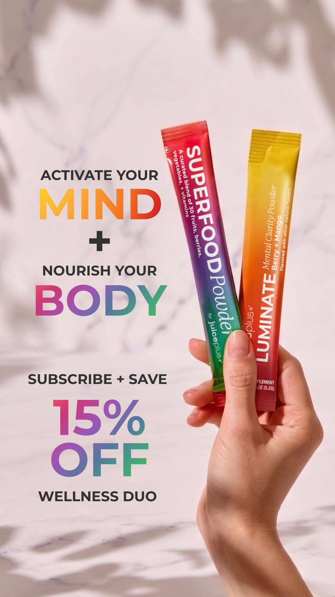 Juice Plus+ Facebook ad