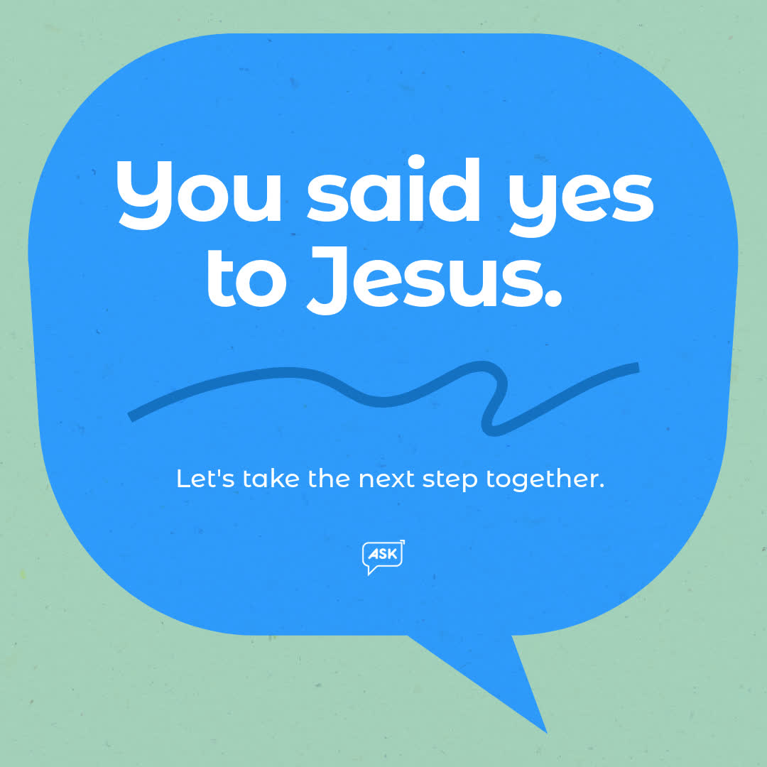 Ask About My Faith Facebook ad: What Do I Do After I Accept Jesus as Lord?