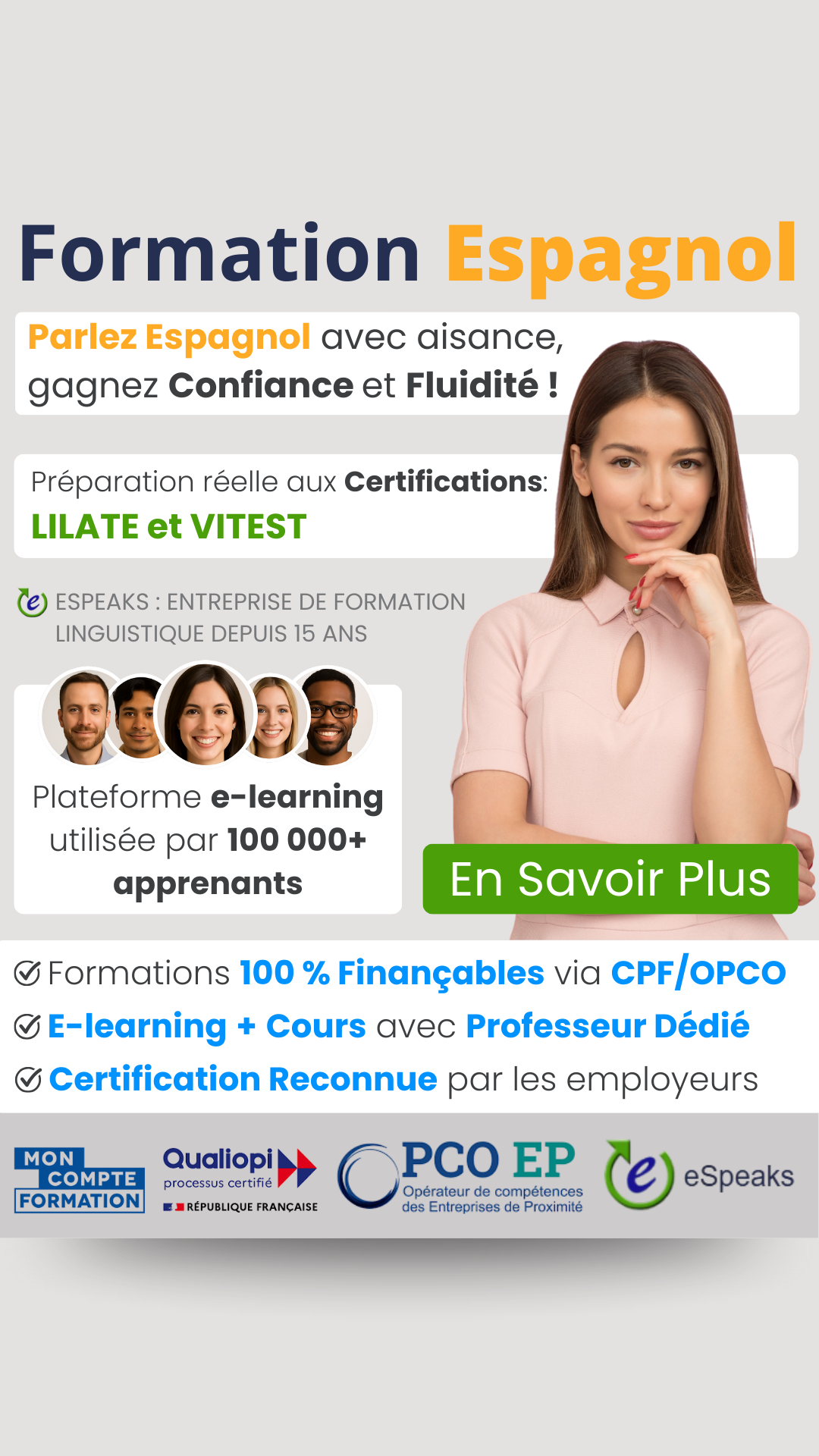 eSpeaks Facebook ad