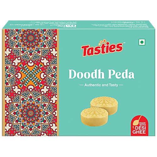 Bigbasket Facebook ad: Tasties Doodh Peda Mithai / Sweet - Made With Desi Ghee…