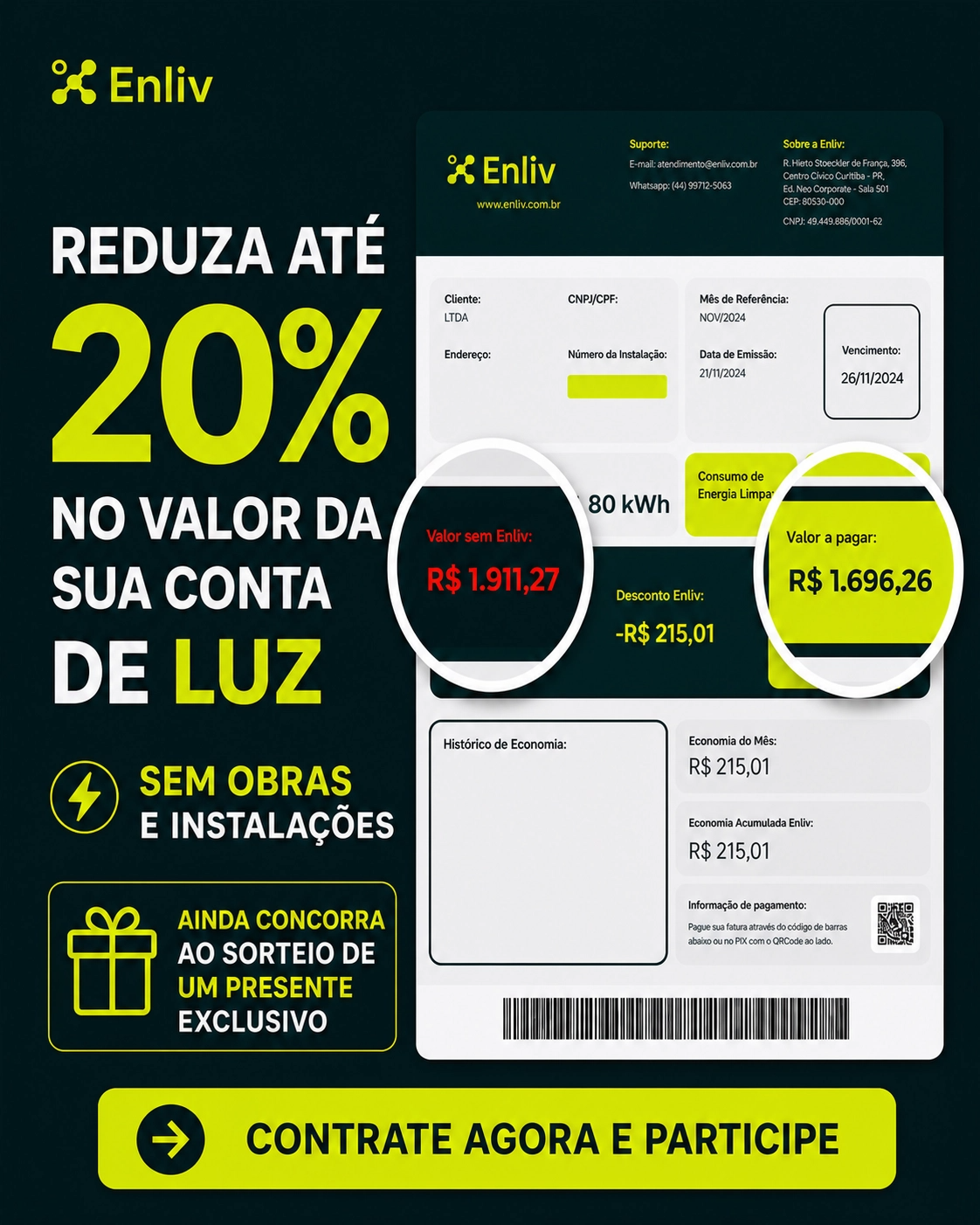 Enliv Energia Facebook ad