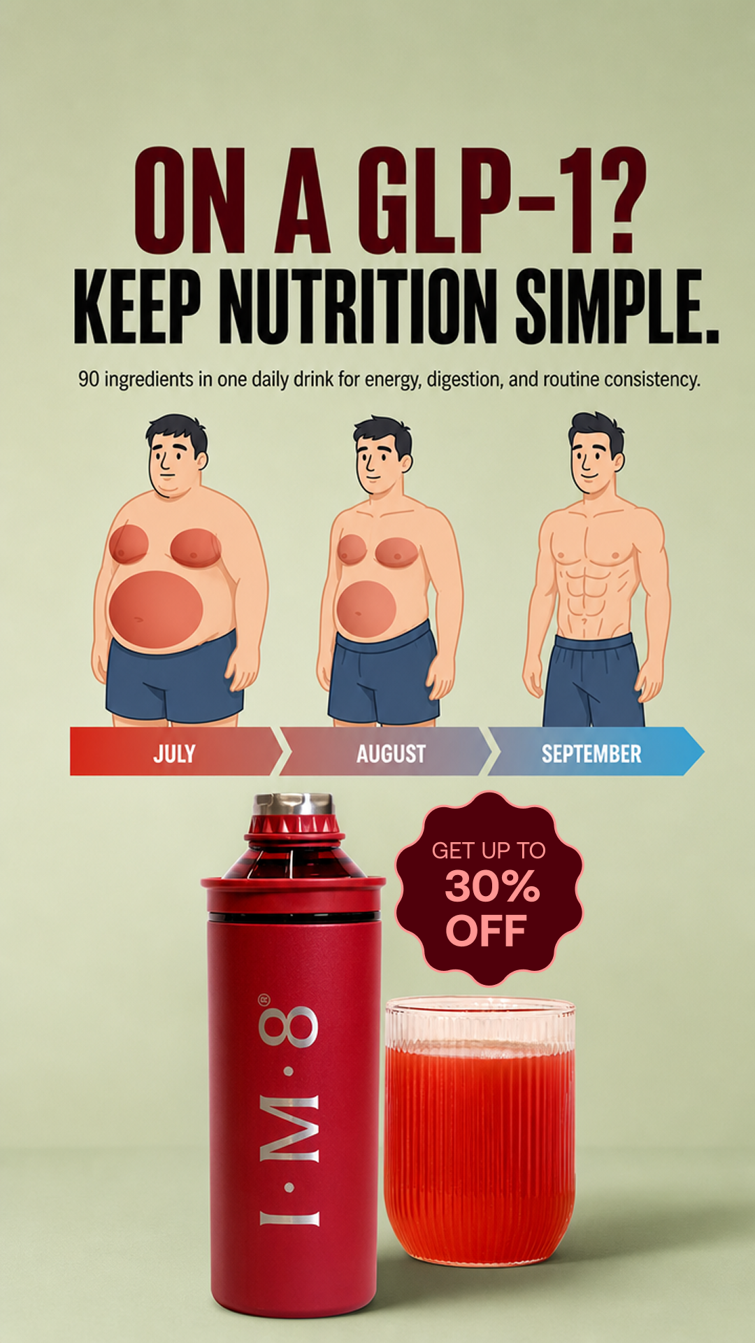 IM8 Health Facebook ad