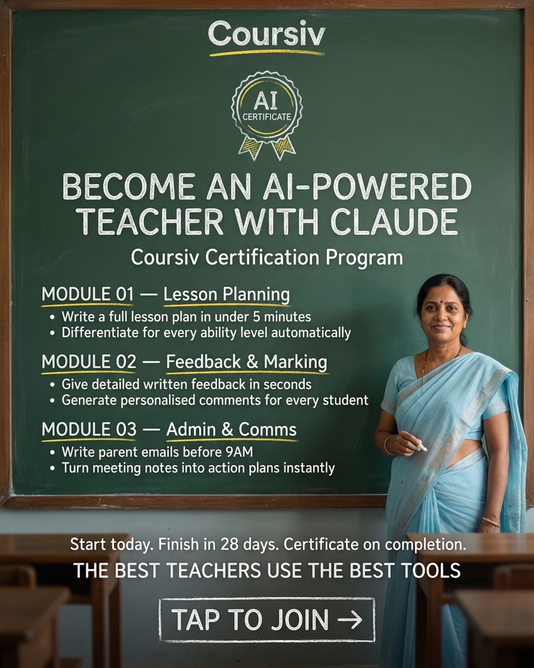 AI Simplified Facebook ad