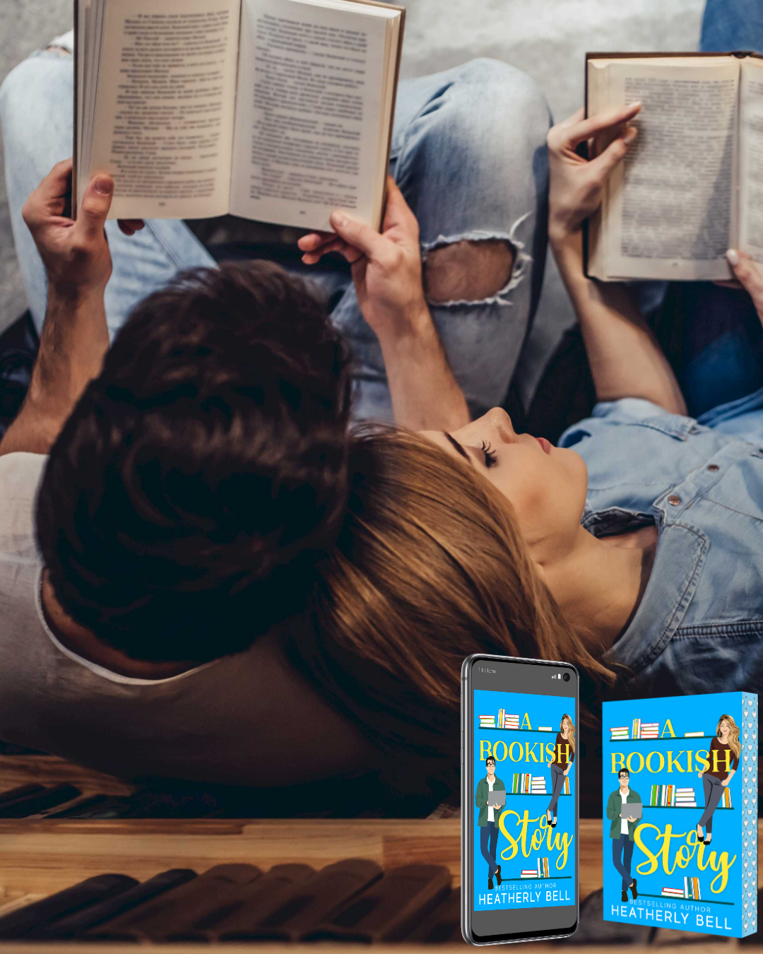 Heatherly Bell Books Facebook ad: The ultimate book for book lovers