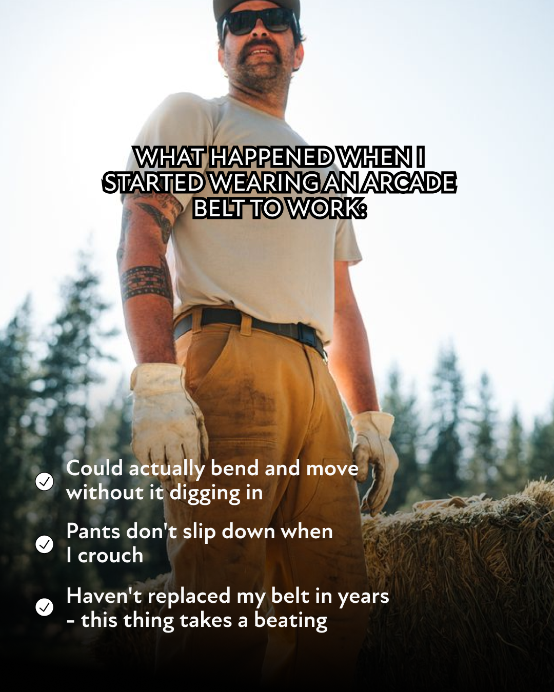 Arcade Belts Facebook ad