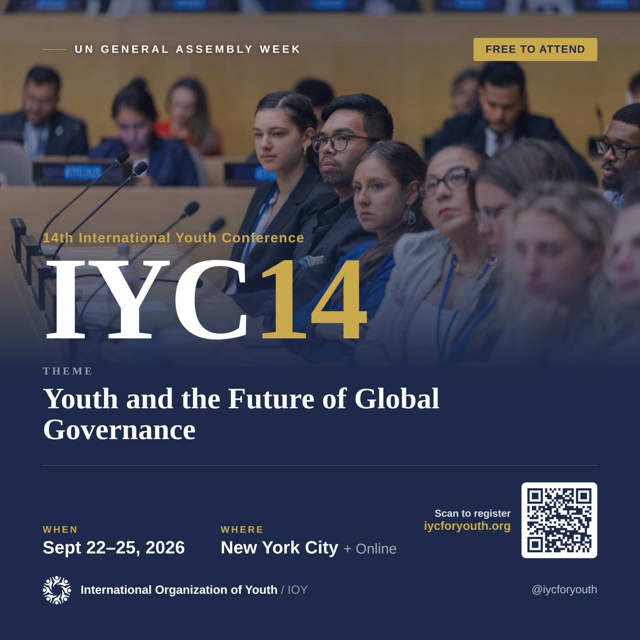 International Youth Conference Facebook ad: International Youth Conference | iycforyouth.org