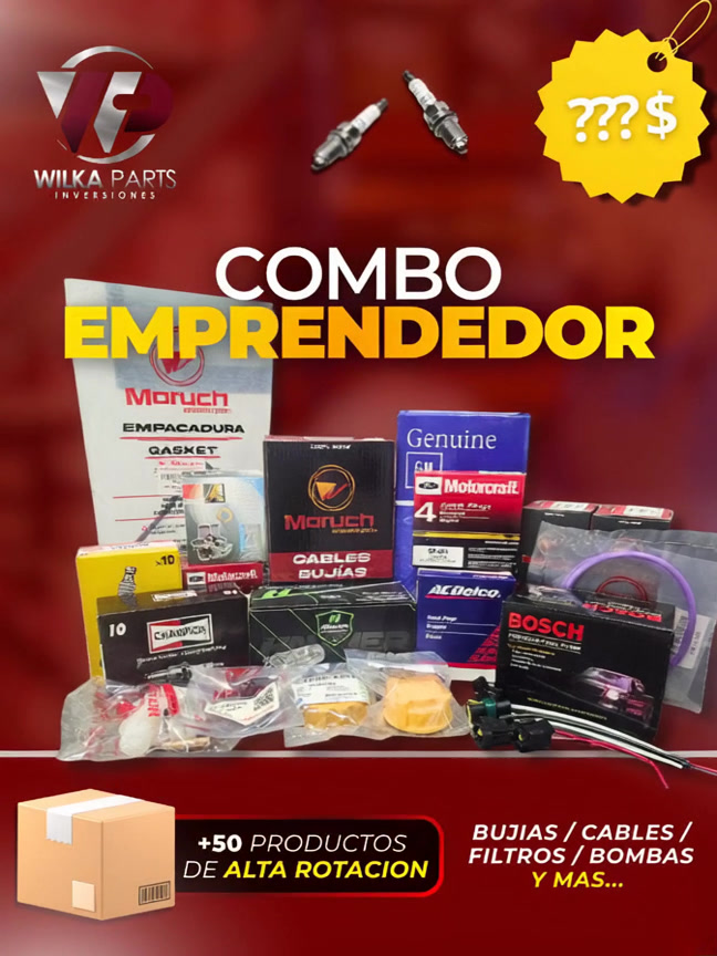 Wilkaparts Facebook ad: CONTACTANOS!