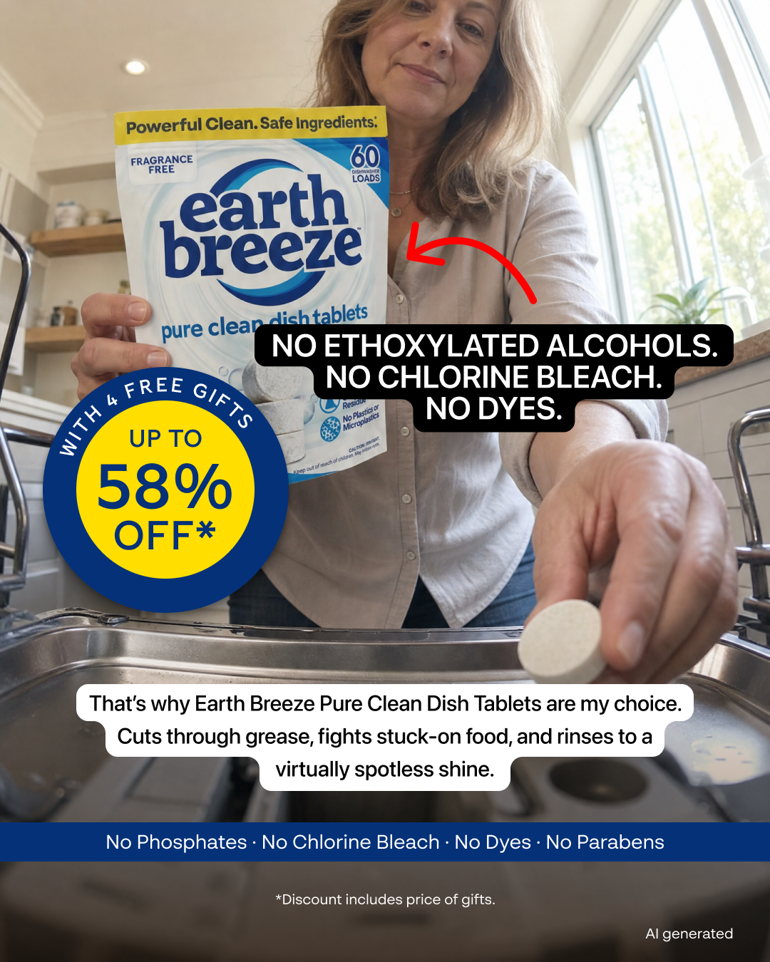 Earth Breeze Facebook ad