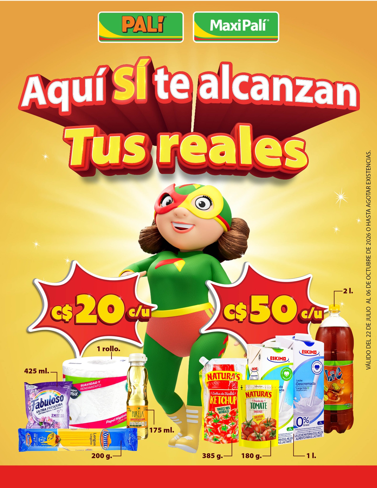 Pali y  Maxi Palí Nicaragua Facebook ad