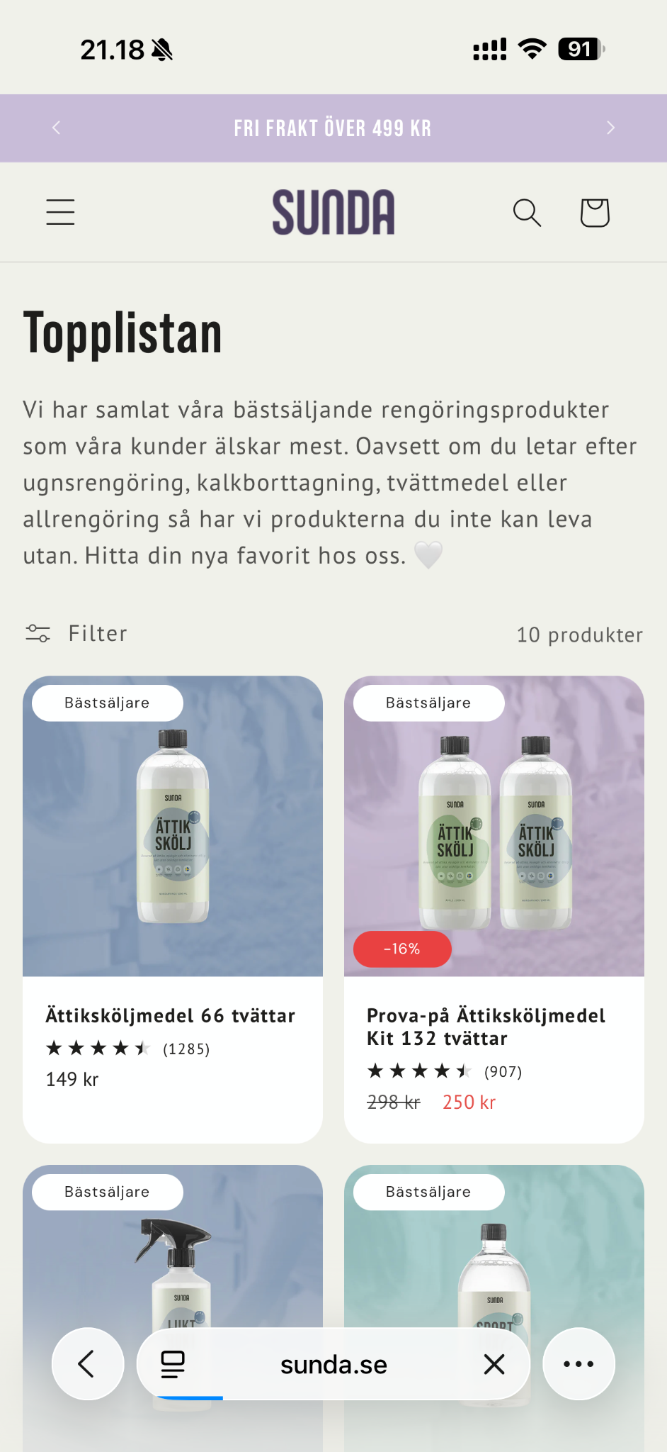 Sunda Facebook ad