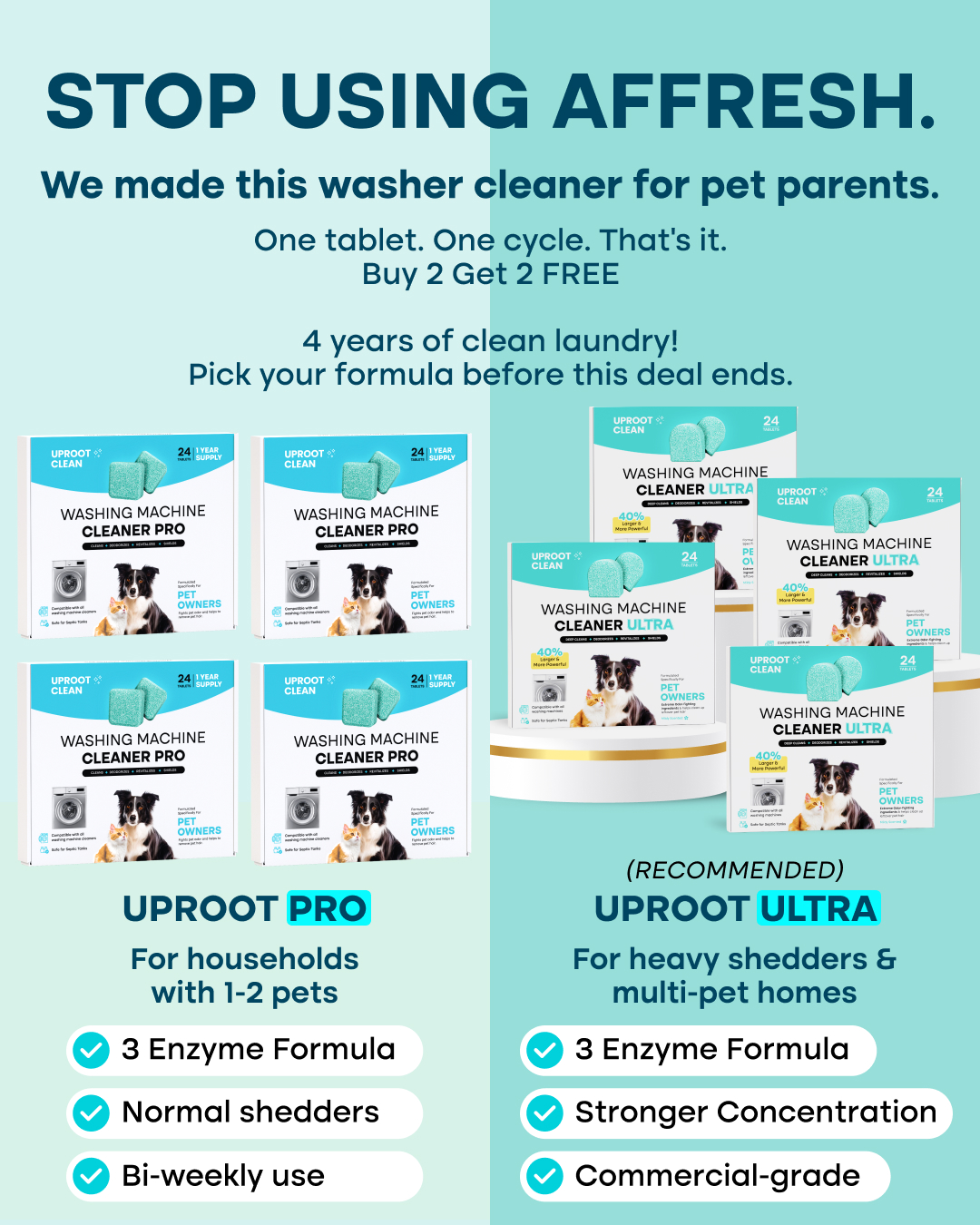 Uproot Clean Facebook ad