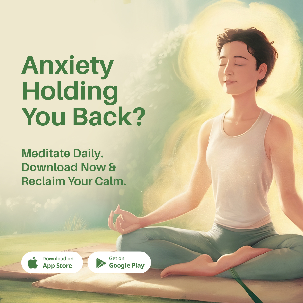 Sattva Meditation App  Facebook ad