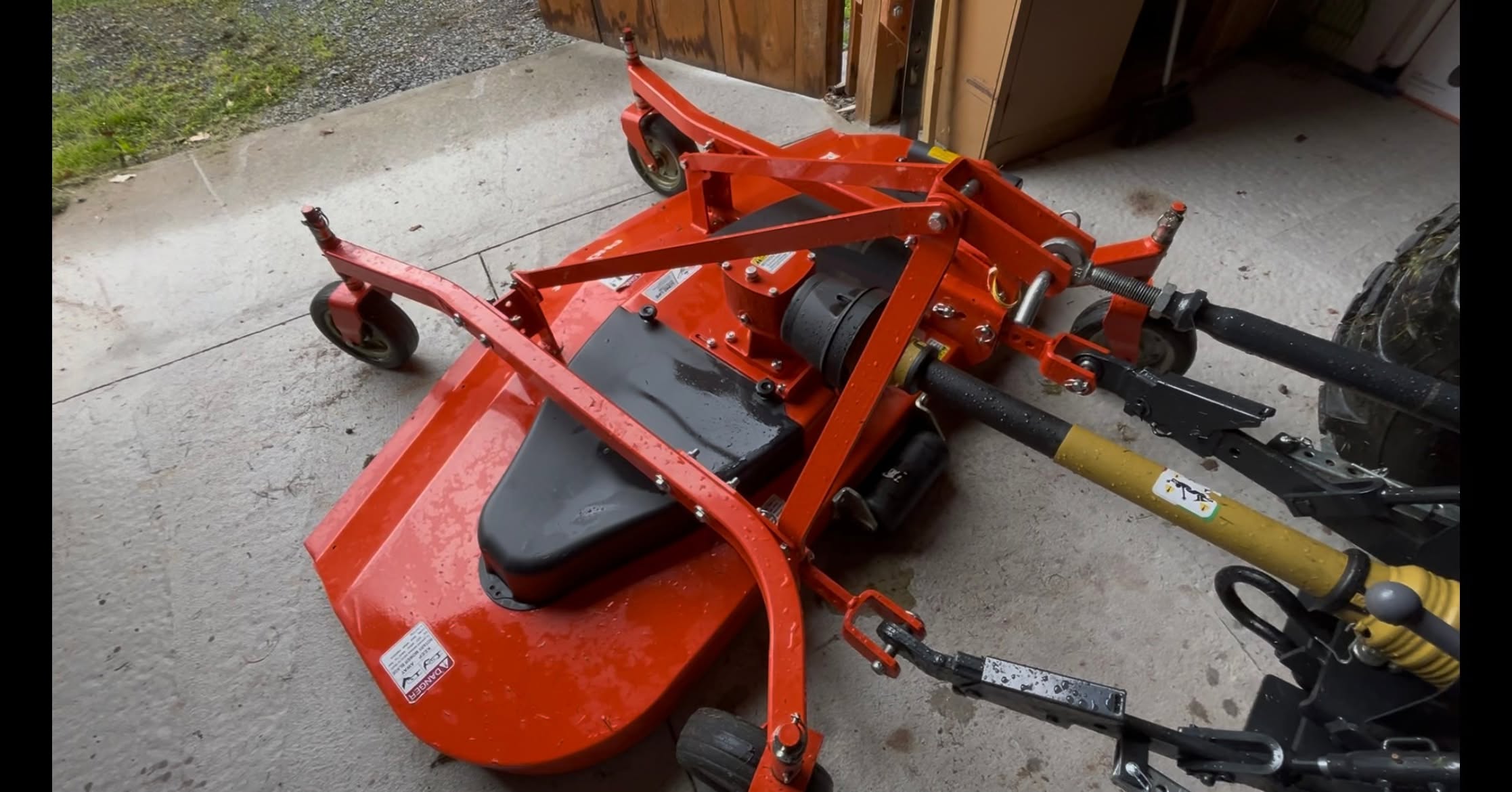 David Nilsen Facebook ad: Finishing Mower