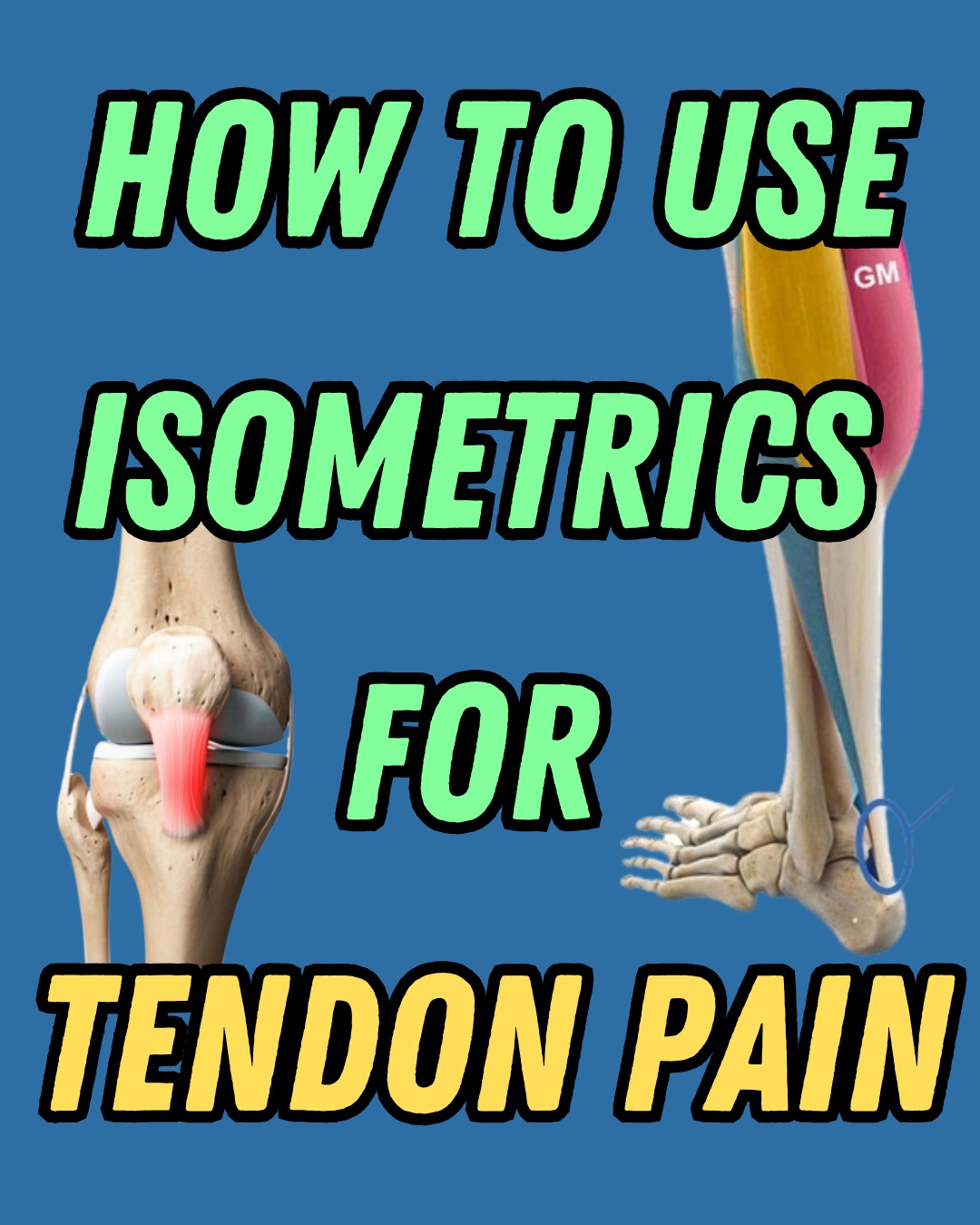 Training With Tendinopathy Facebook ad: That's how I think through isometrics with the…