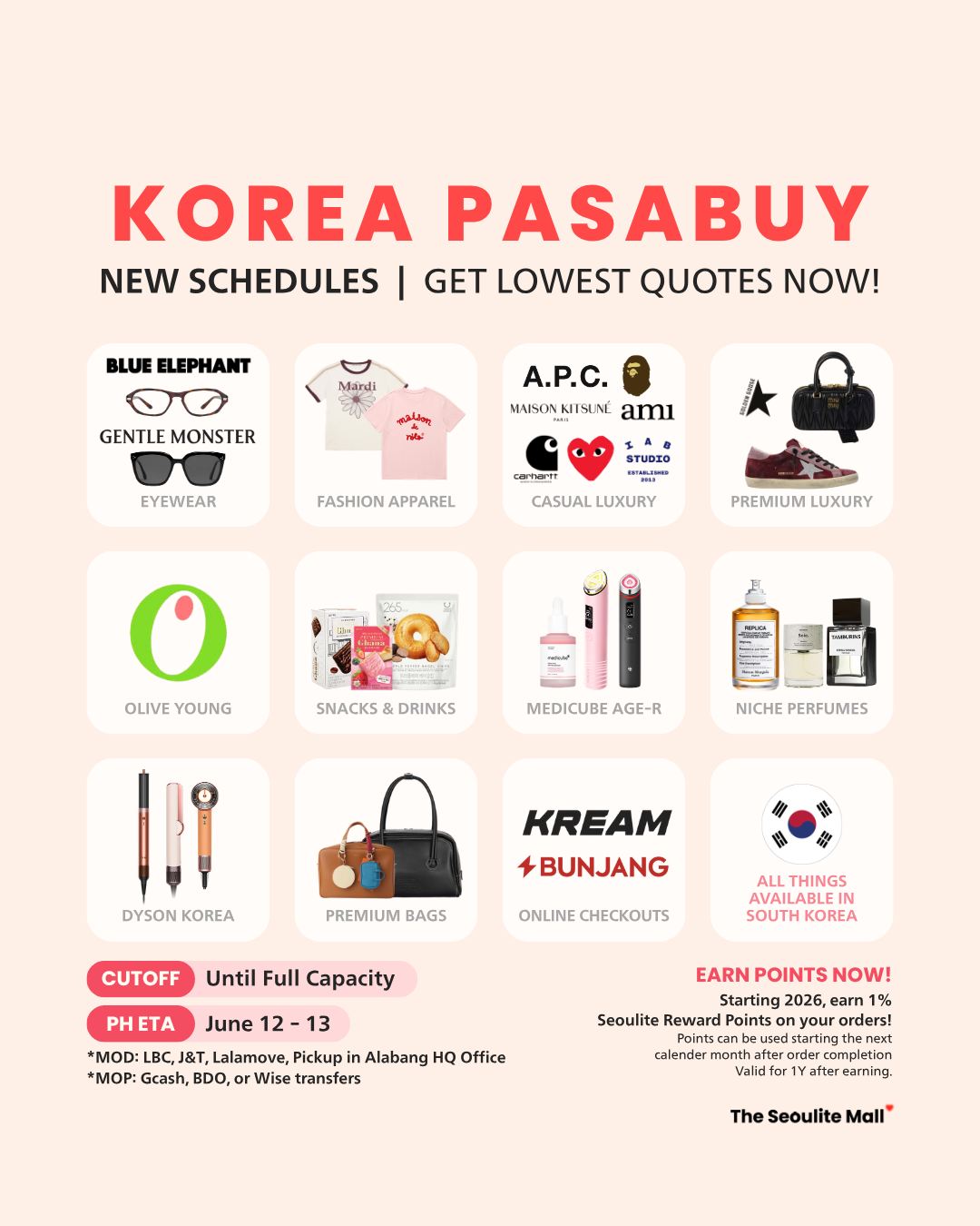 The Seoulite Mall PH Facebook ad: Korea Pasabuy ETA