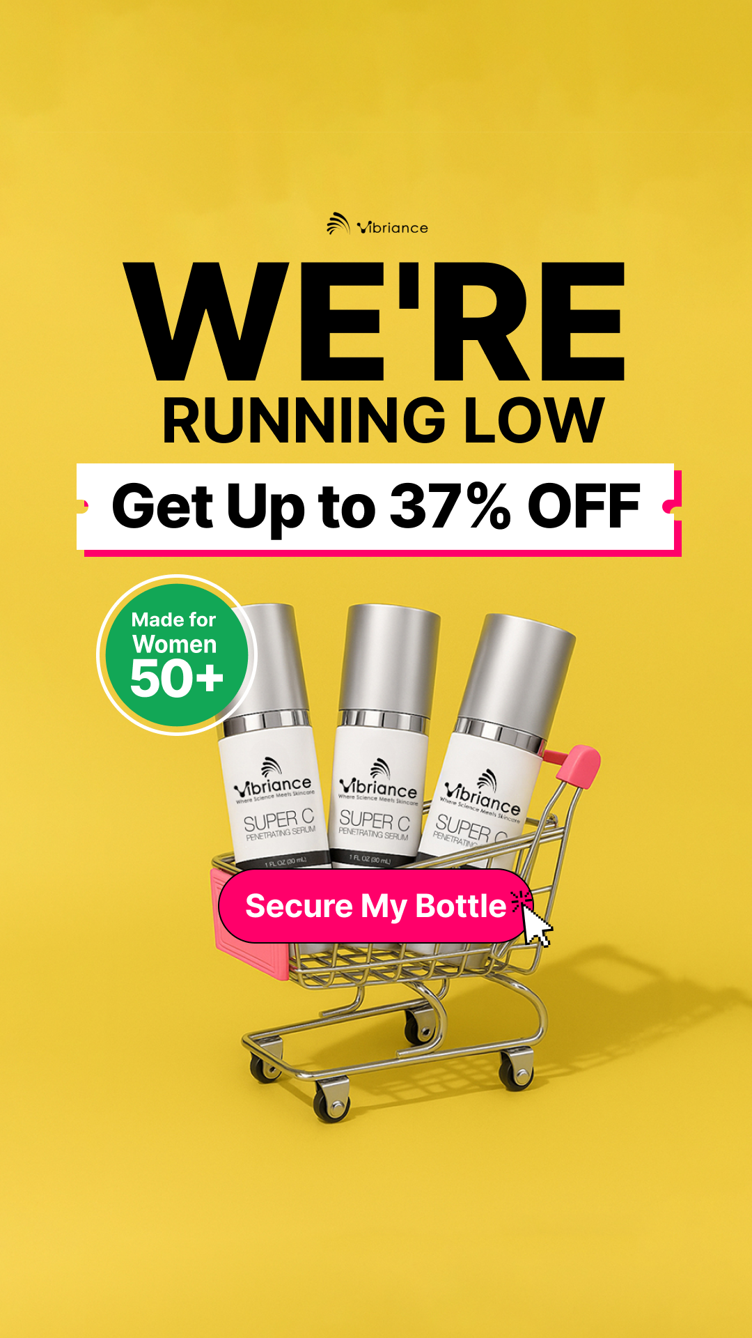 Vibriance Super C Serum Facebook ad: The Beauty Serum That Sold Out 4x Last Year